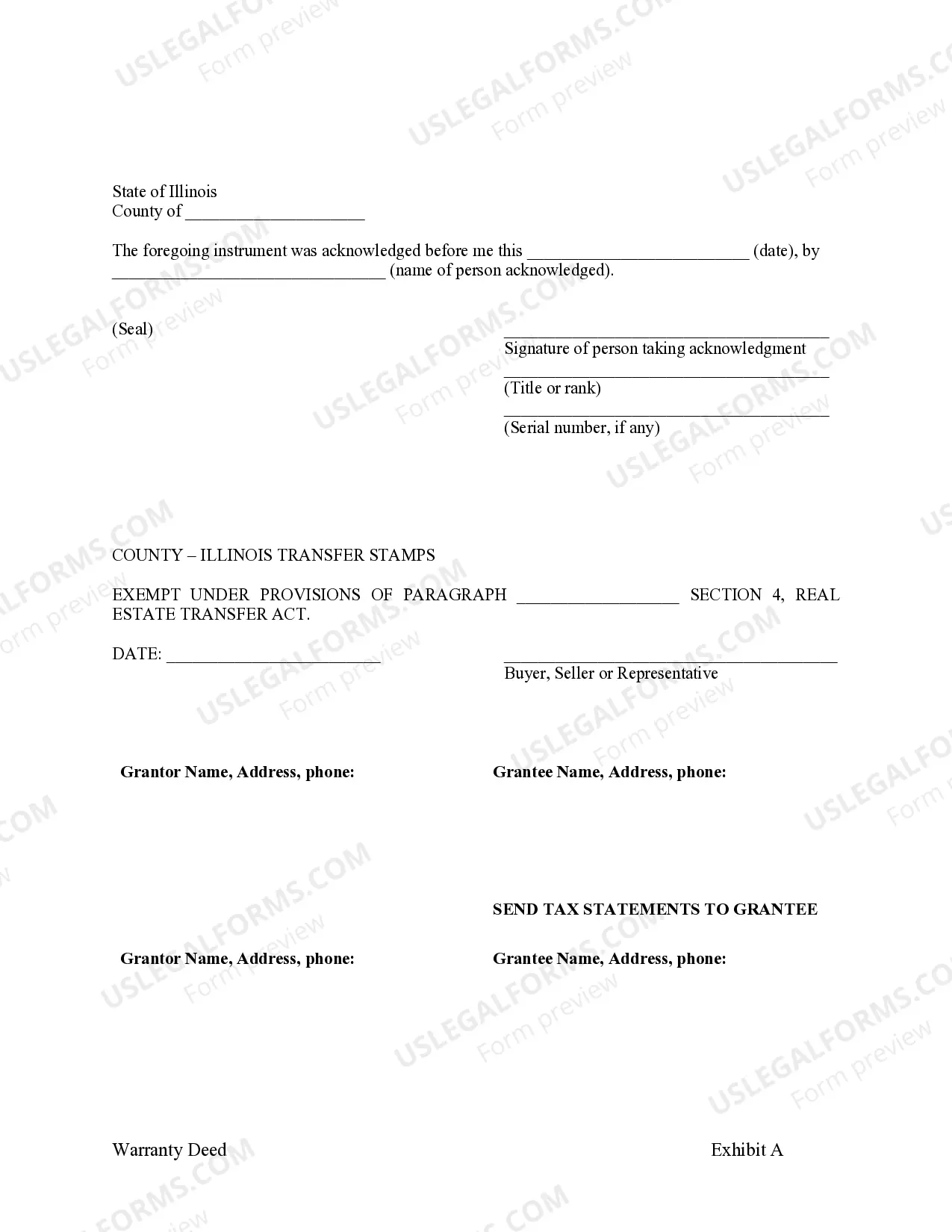 Preview Warranty Deed from two Individuals to Husband and Wife