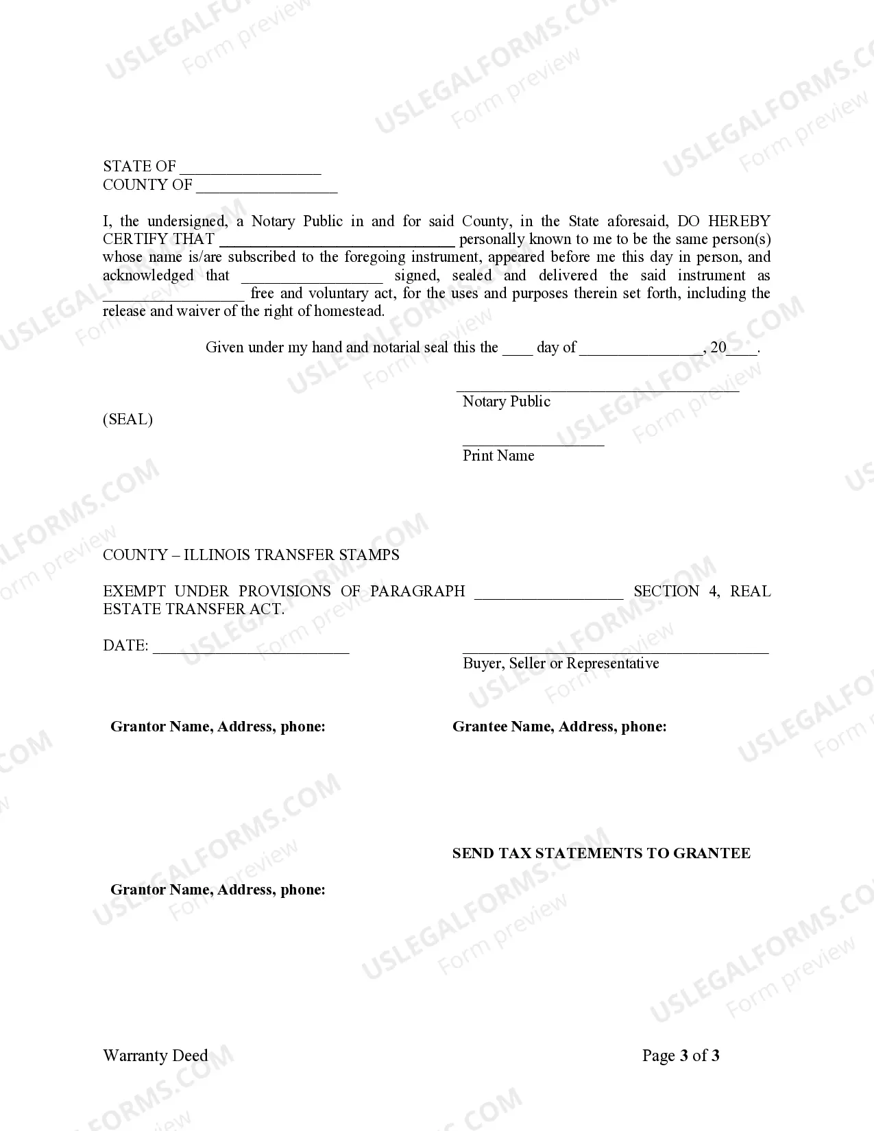 Preview Warranty Deed from two Individuals to LLC