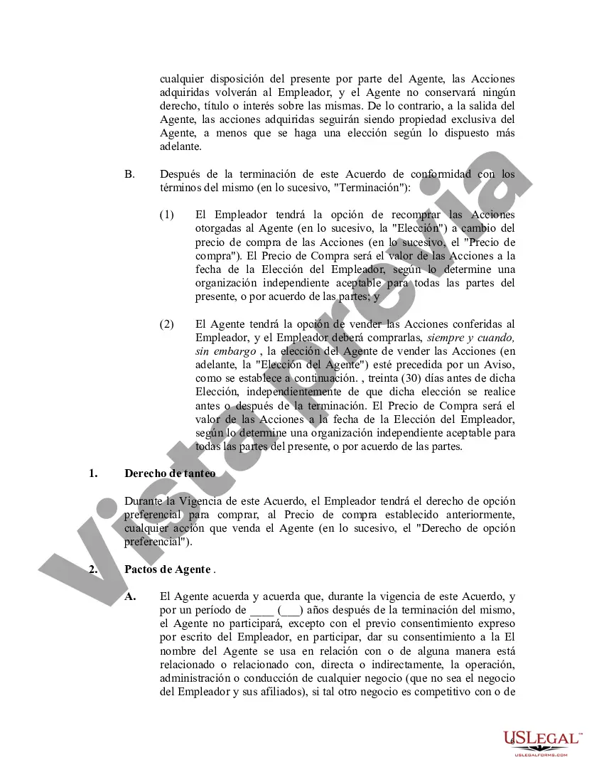 Preview Acuerdo de Empleo Maestro Illinois