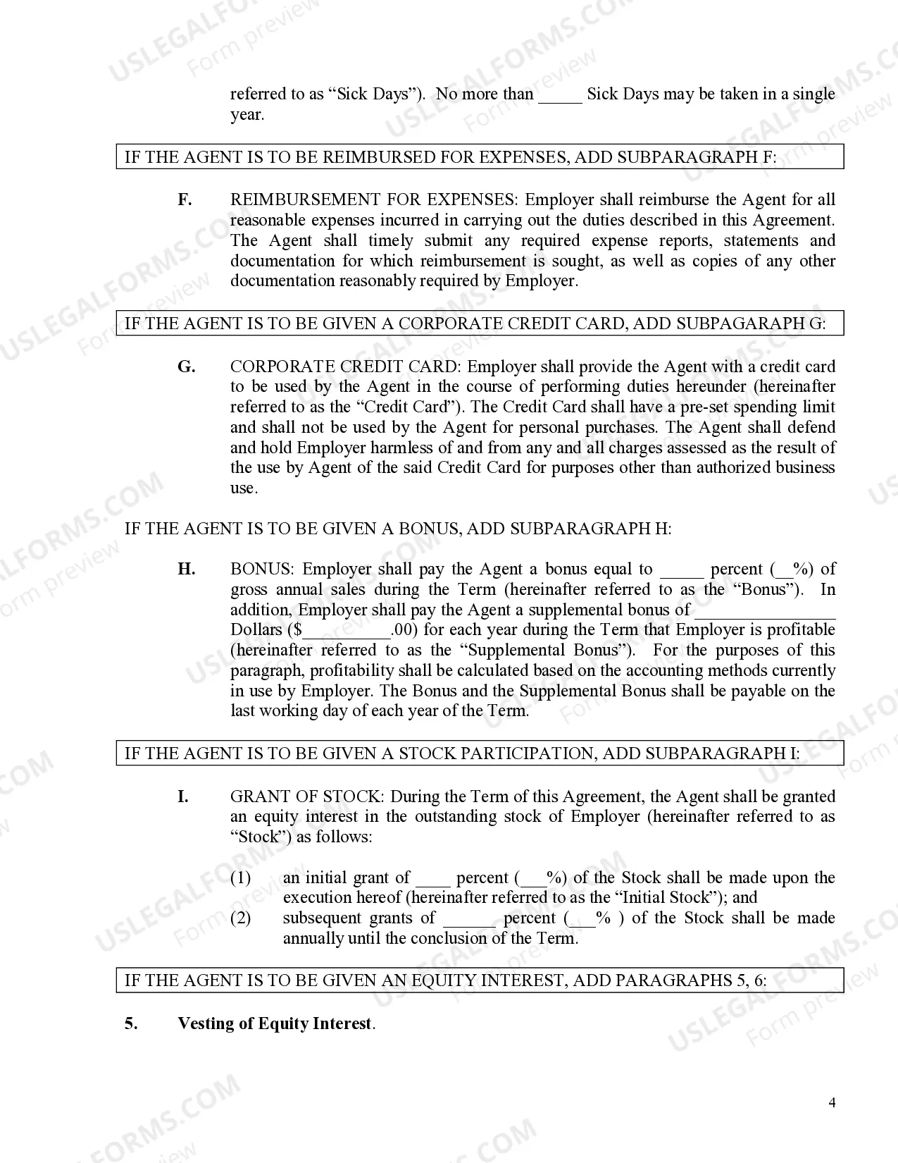 Preview Master Employment Agreement Illinois