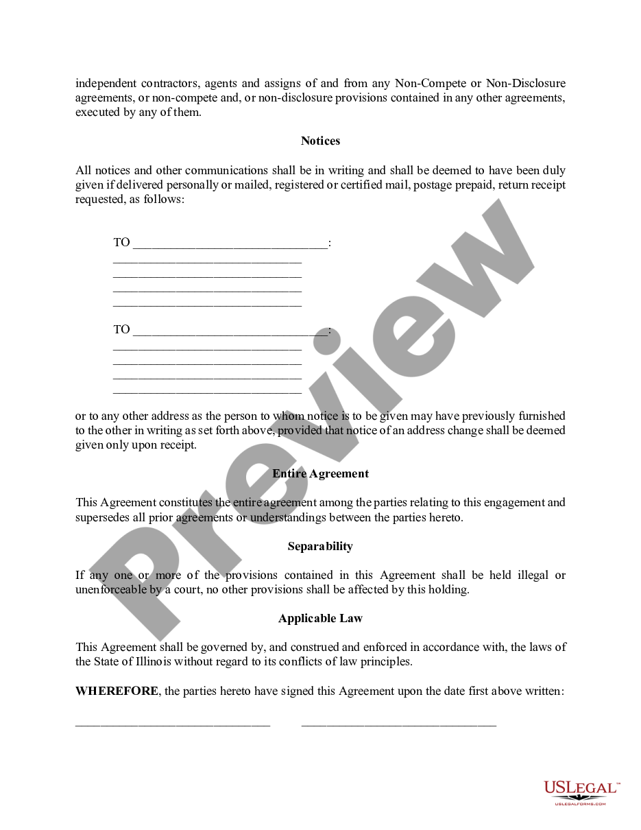 page 6 Self-Employed Independent Contractor Agreement preview