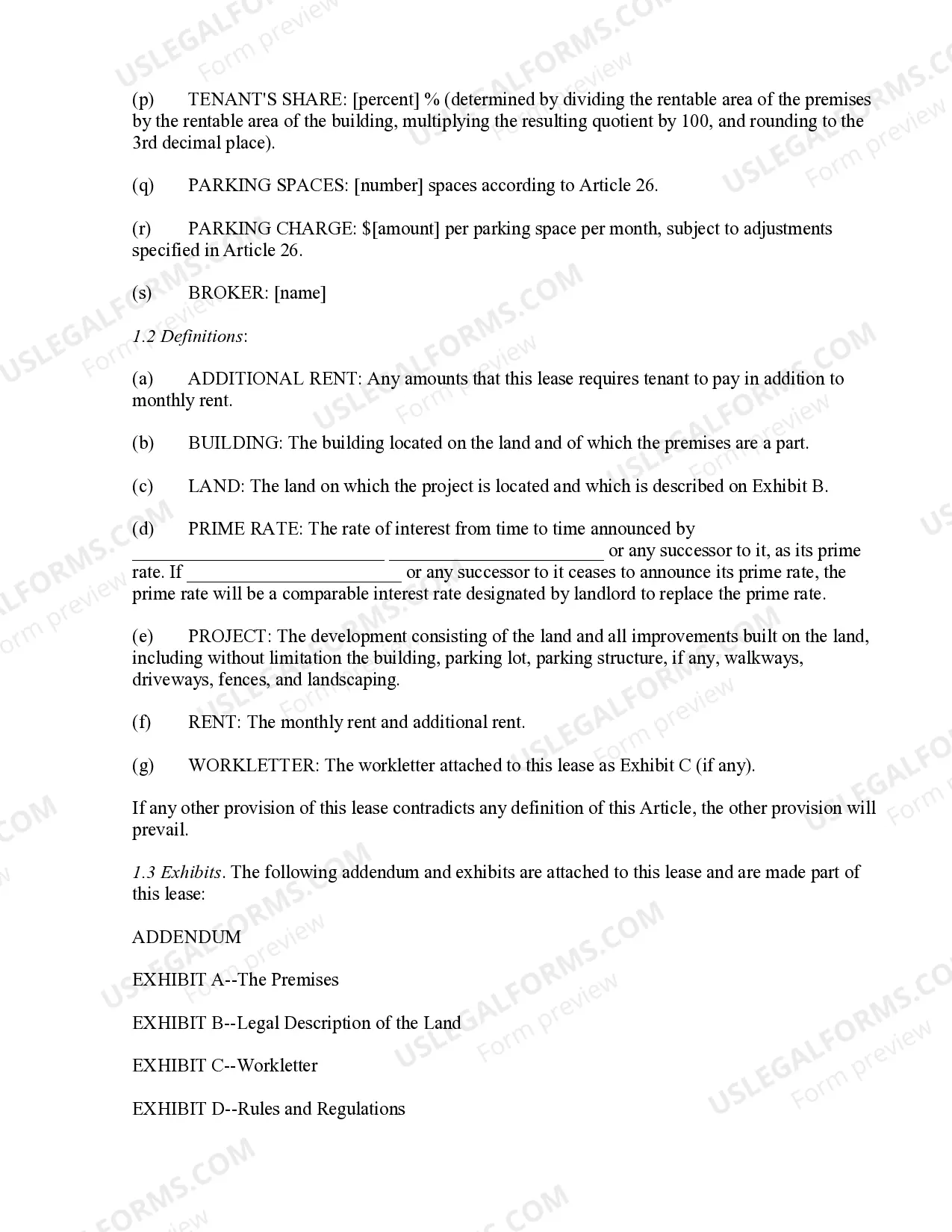 Preview Office Lease