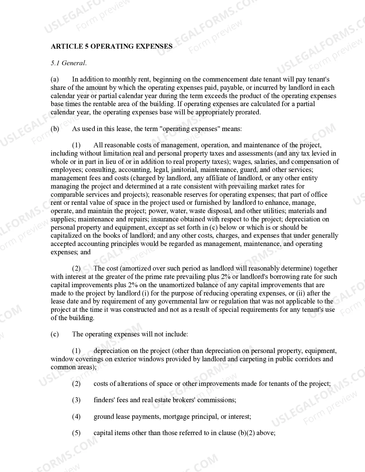 Preview Office Lease