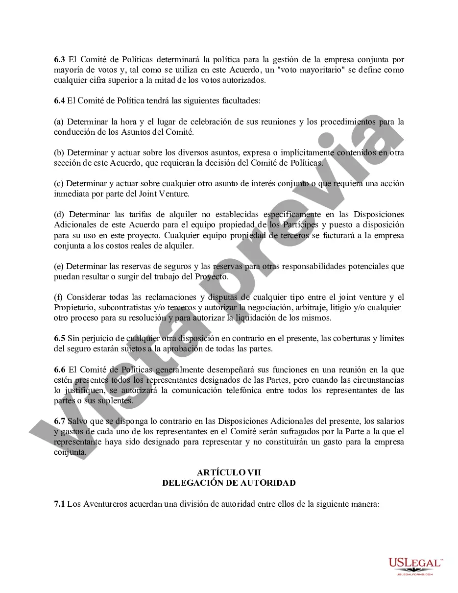 Preview Acuerdos de empresas conjuntas: para un proyecto de construcción o una empresa comercial general
