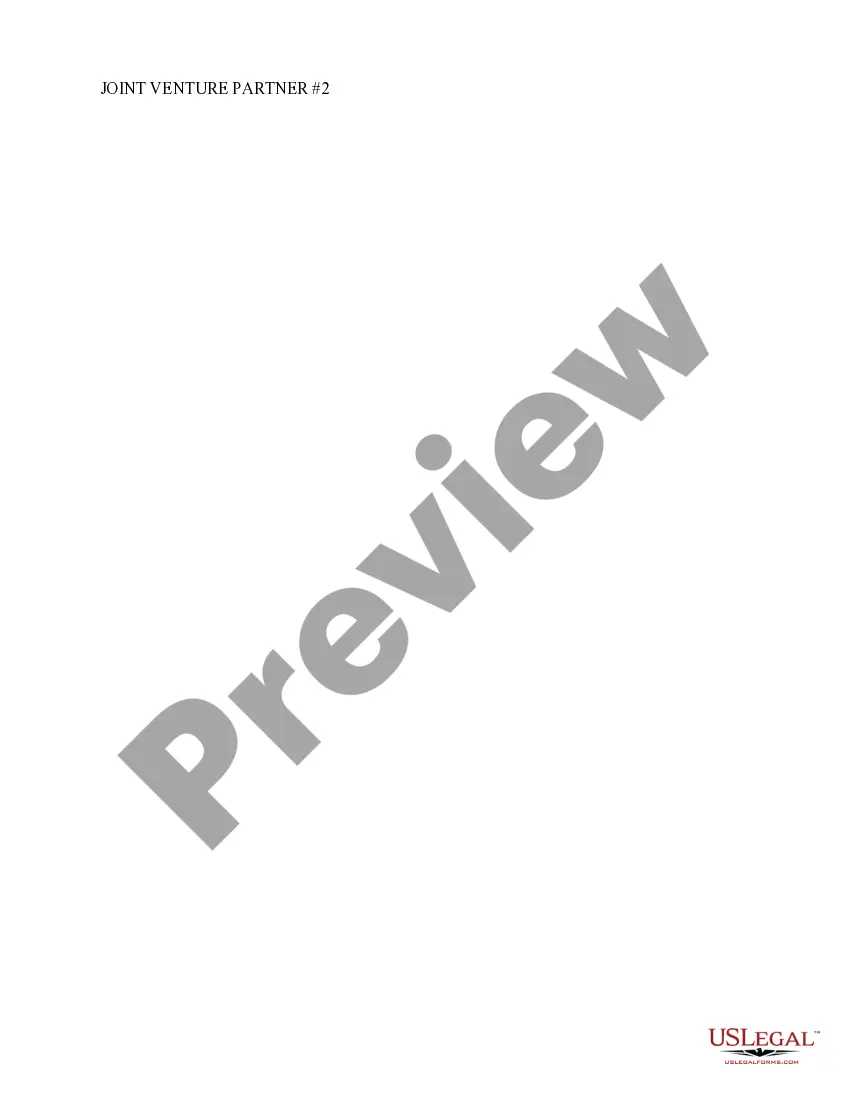 Get Joint Venture Agreements - for a Construction Project or General Business Venture Preview Joint Venture Agreements - for a Construction Project or General Business Venture