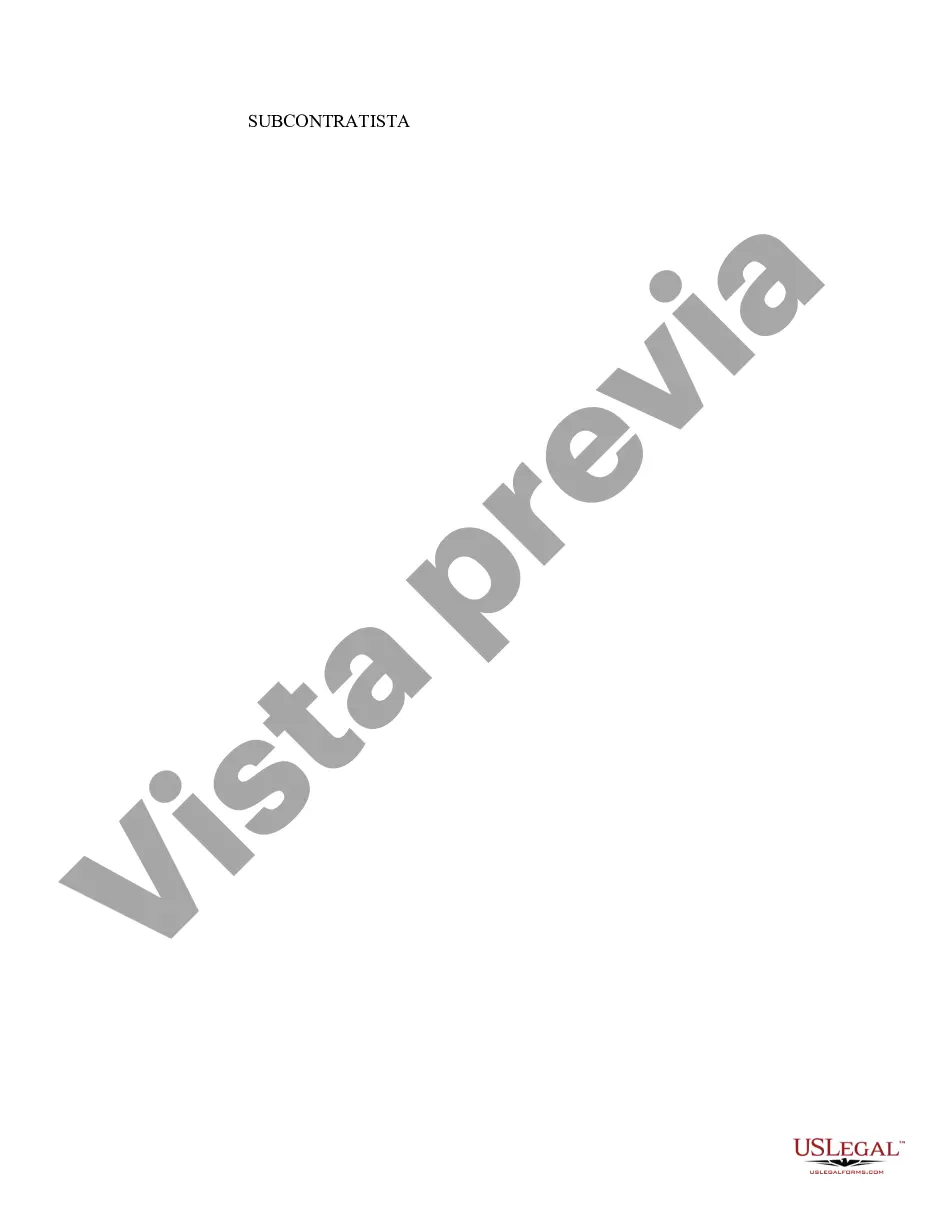Preview Aviso de 60 días para subcontratistas