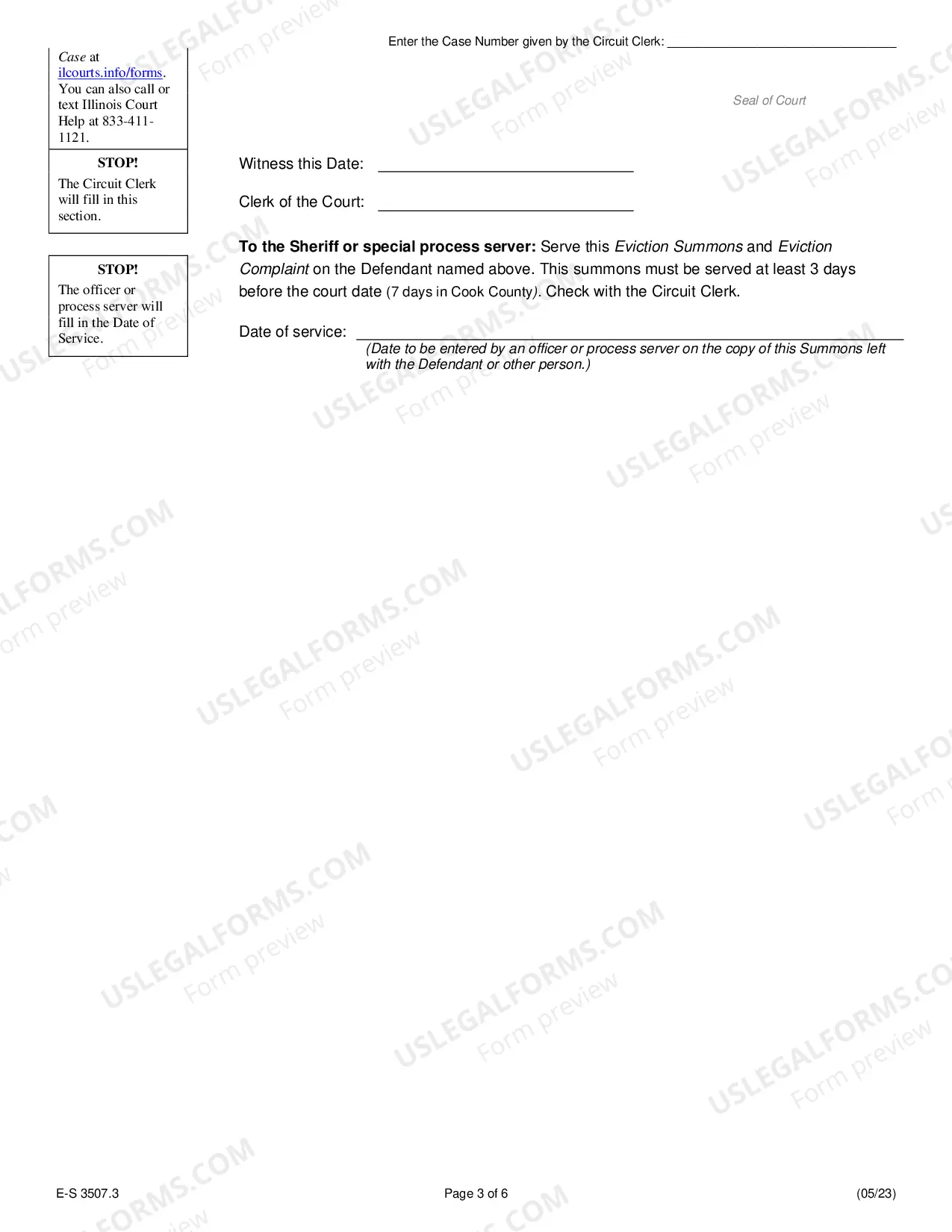 Preview Summons (action For Forcible Detainer) (Copy)