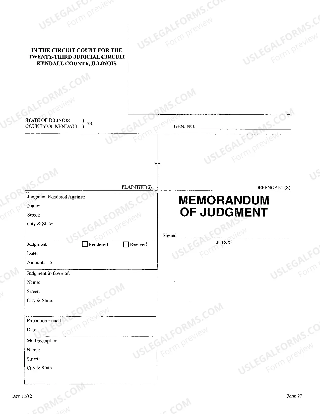 Preview Memorandum Of Judgment