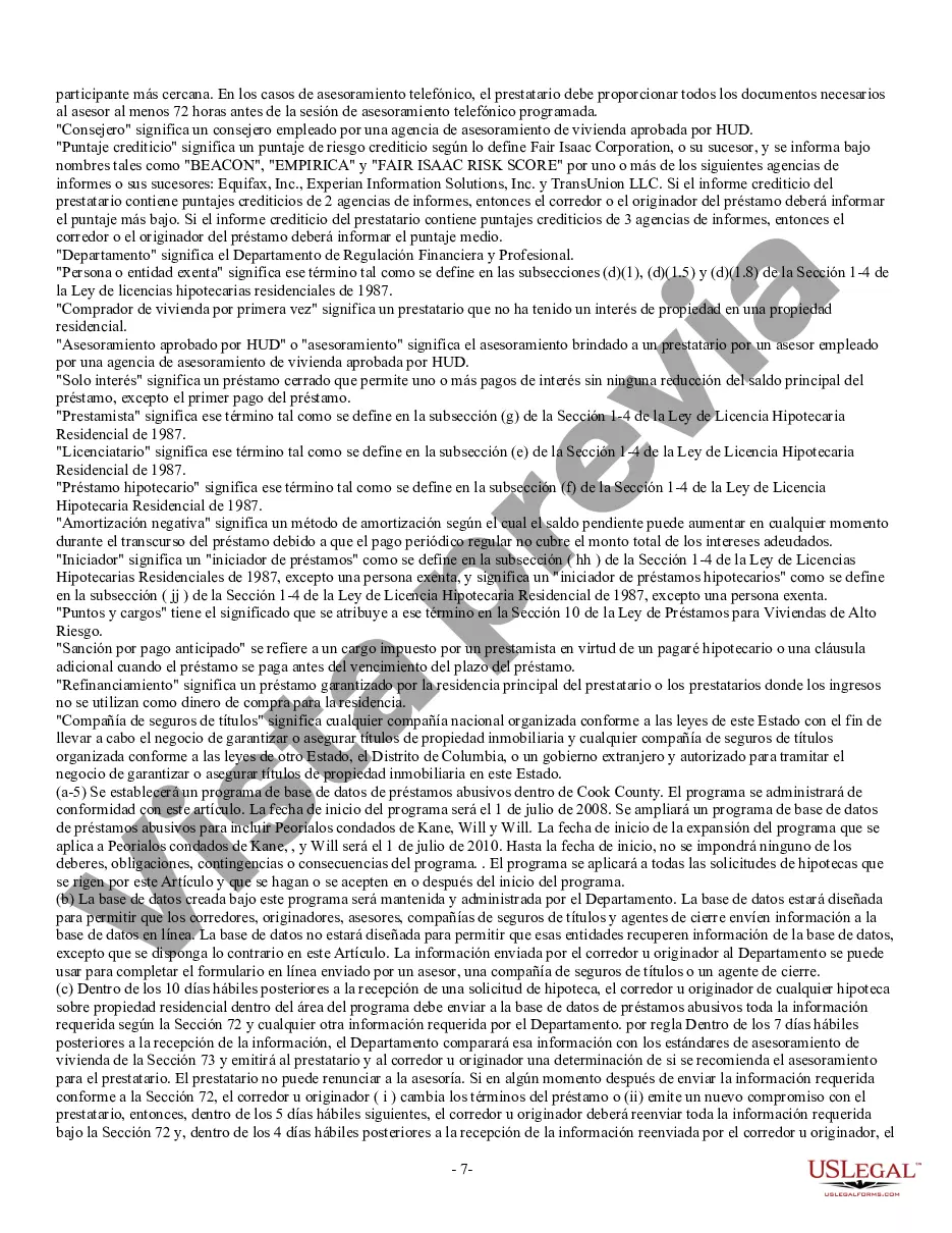 Preview Declaración de Divulgación de Ventas de Bienes Raíces Residenciales