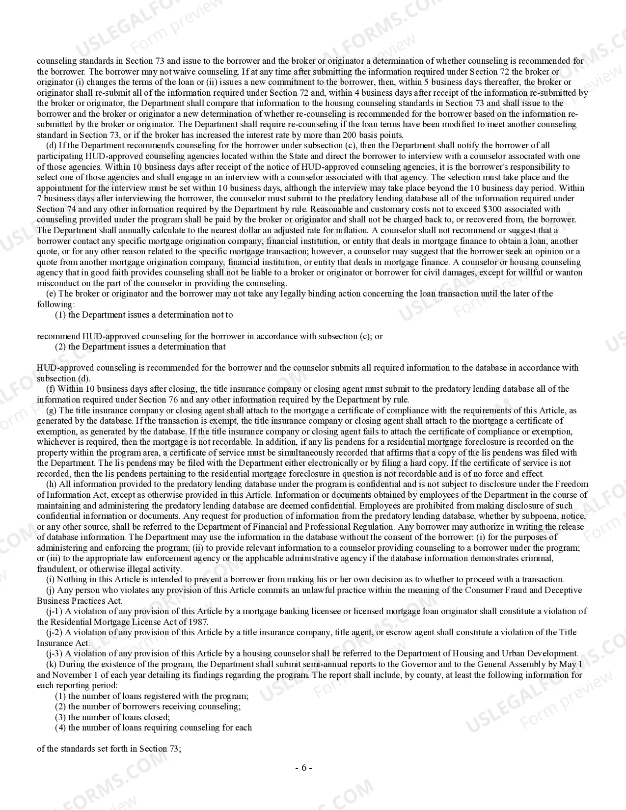 Preview Residential Real Estate Sales Disclosure Statement