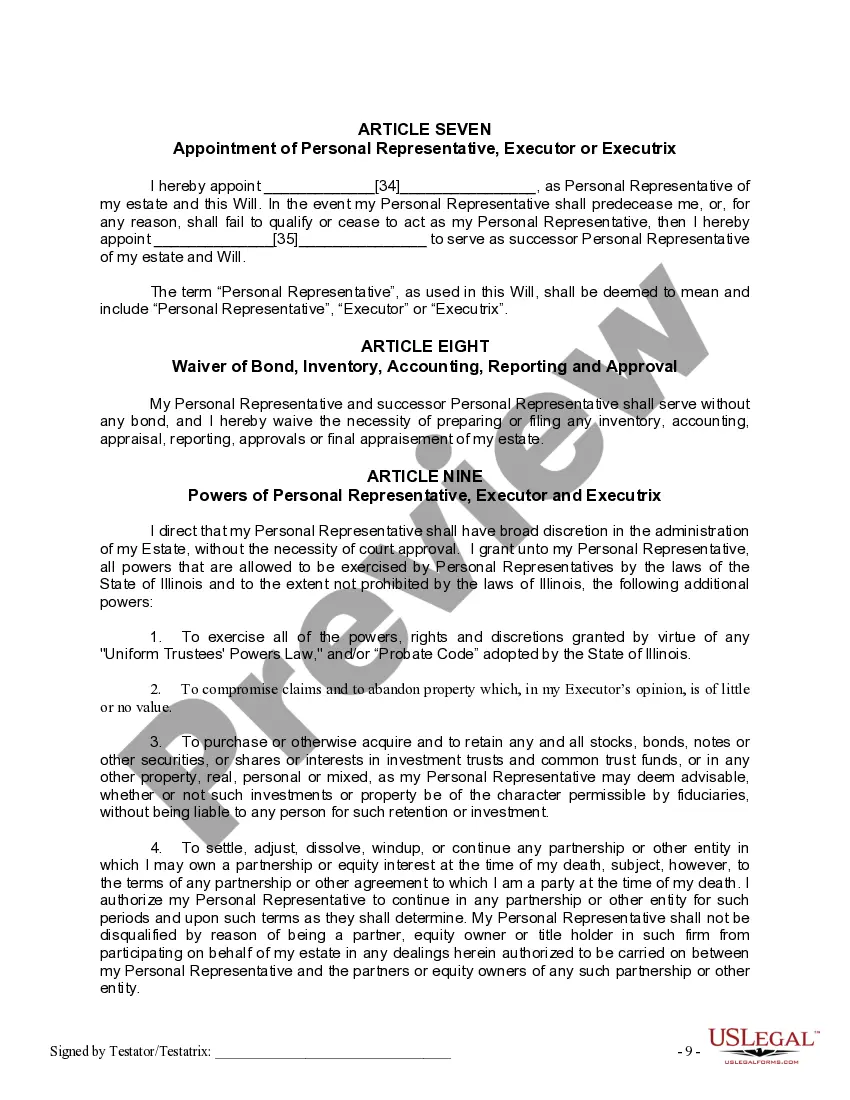 Preview Mutual Wills Package of Last Wills and Testaments for Man and Woman living together not Married with Adult Children