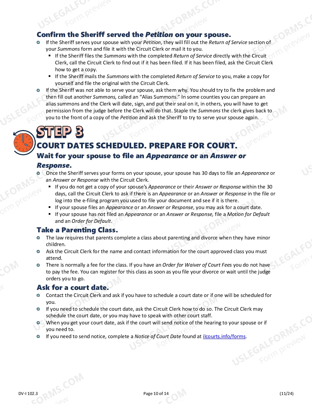 Preview Certification Agreement for Divorce with Minor Children