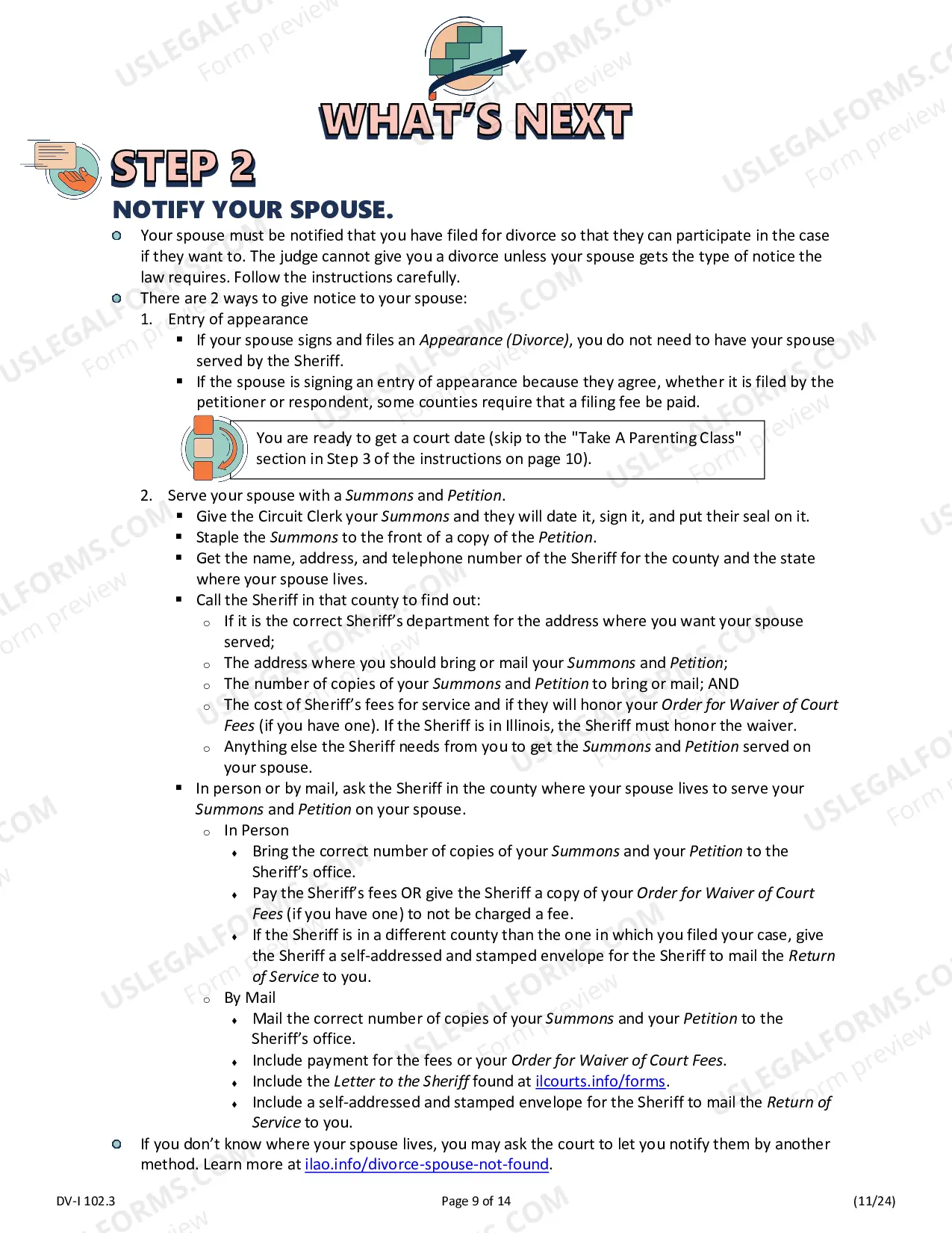 Preview Certification Agreement for Divorce with Minor Children