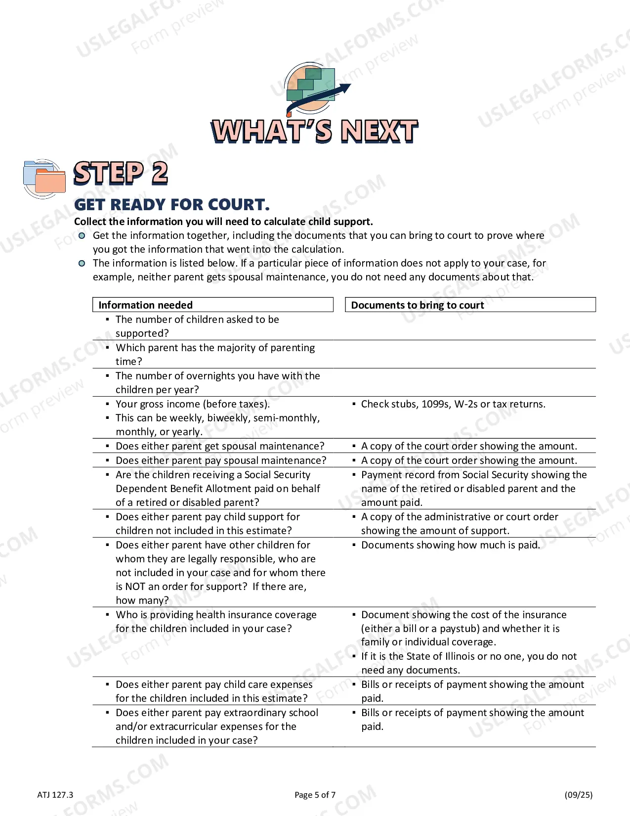 Preview How to Get an Order for Child Support in Your Case