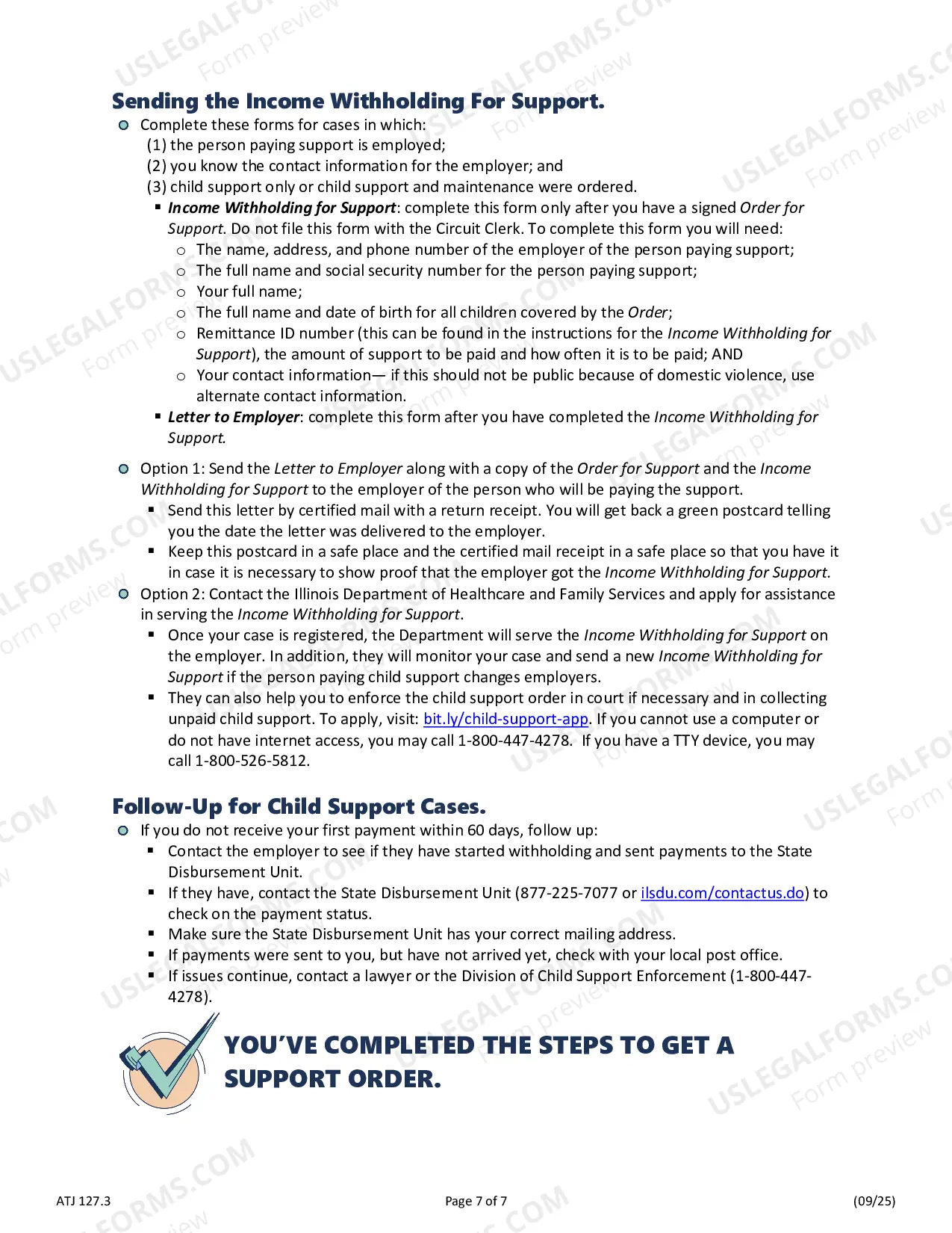 Preview How to Get an Order for Child Support in Your Case