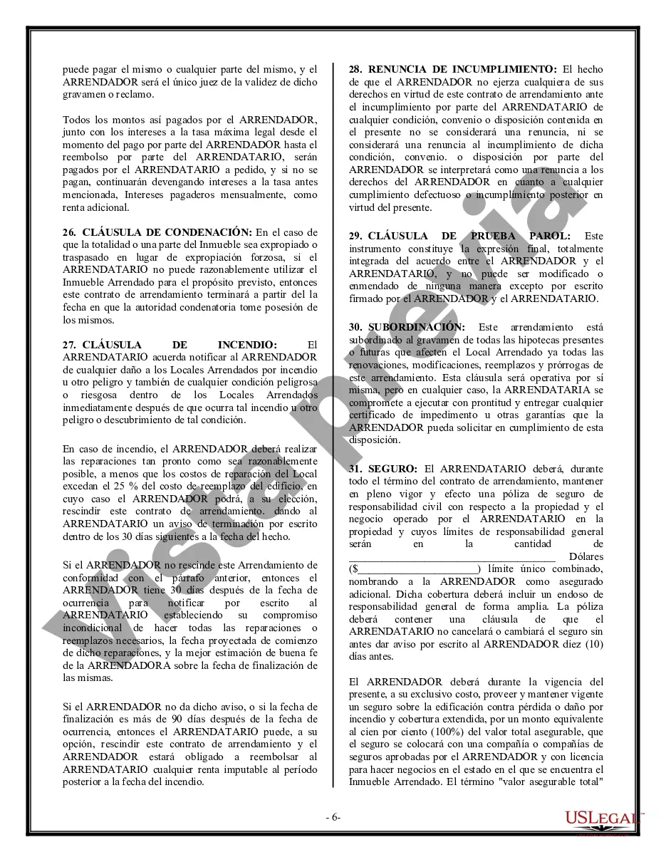 Preview Arrendamiento de edificio o espacio comercial