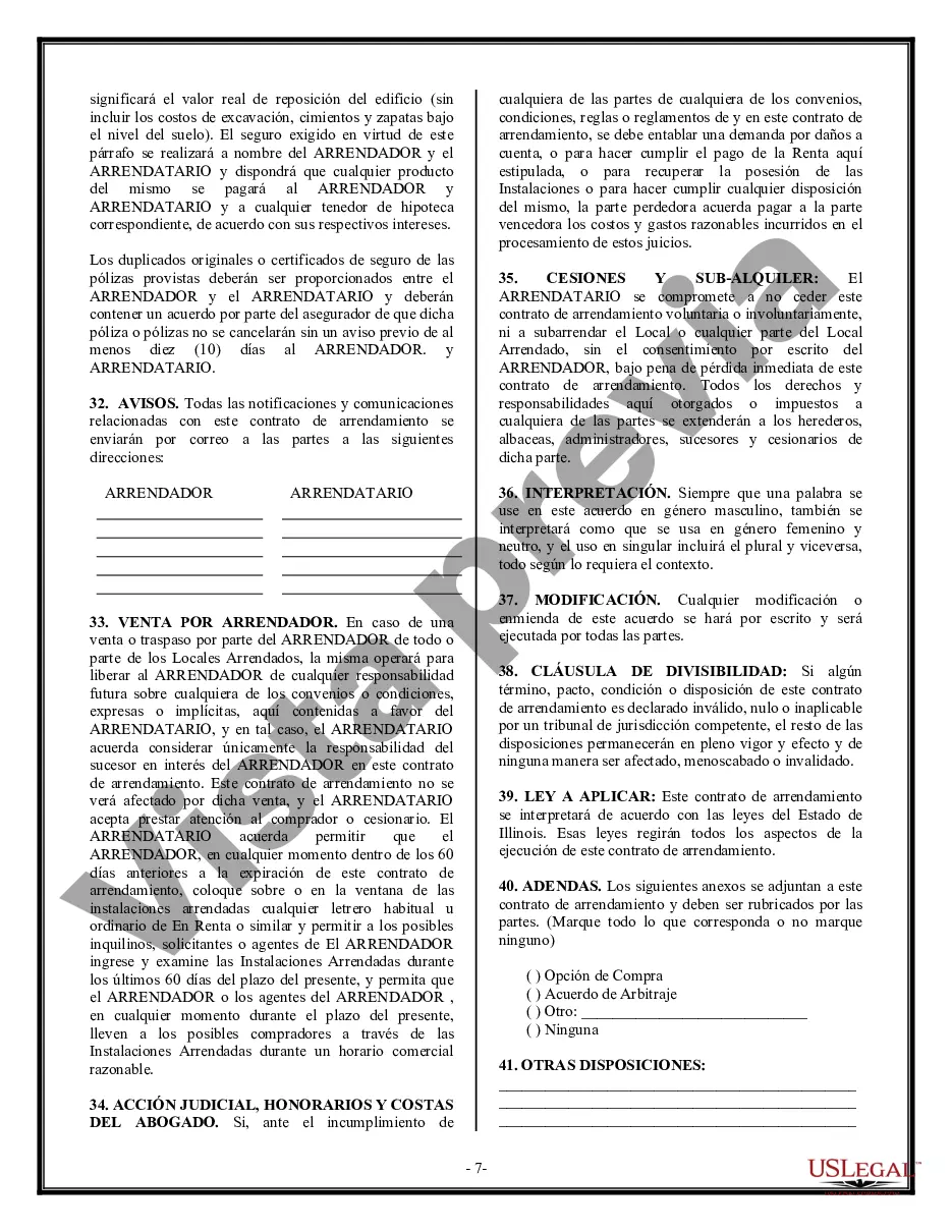 Preview Arrendamiento de edificio o espacio comercial