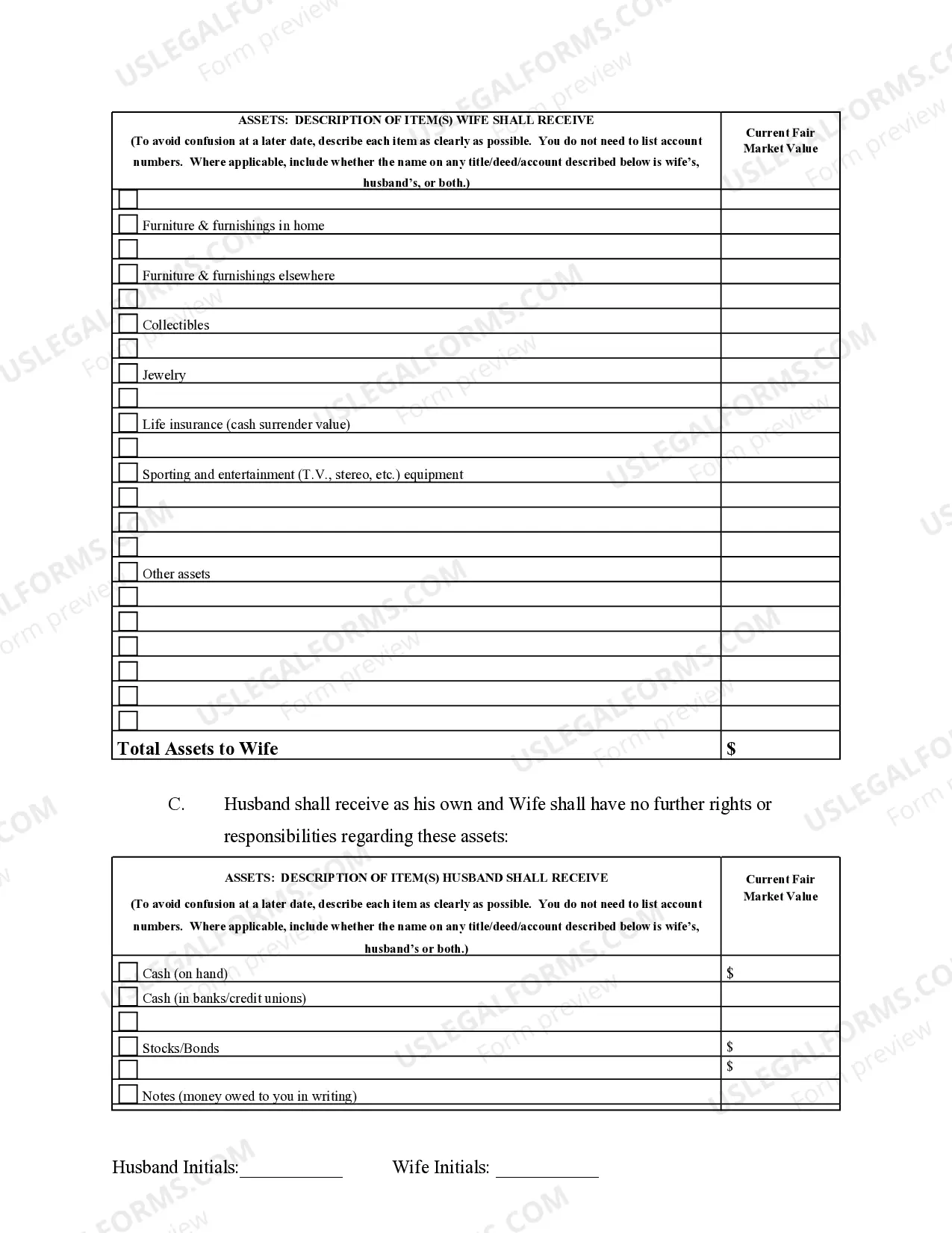 Preview Marital Legal Separation and Property Settlement Agreement Minor Children Parties May have Joint Property or Debts effective Immediately