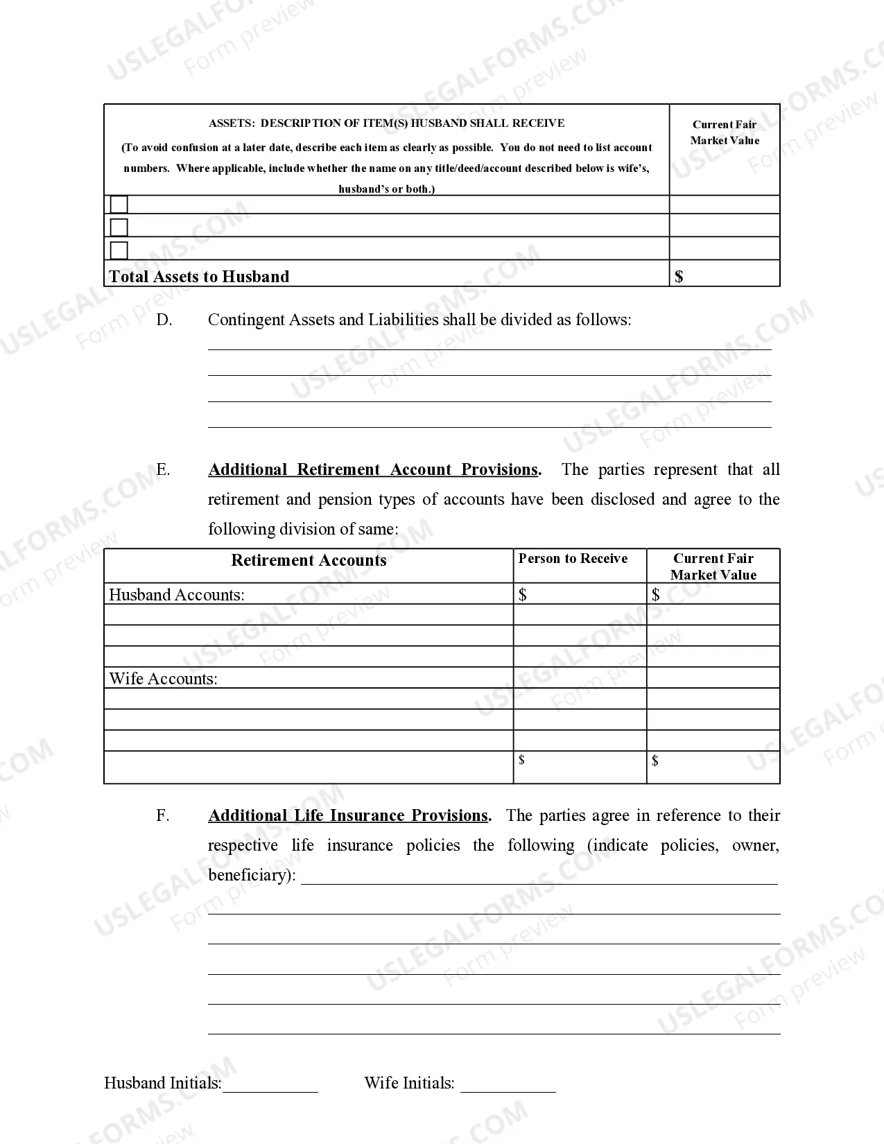 Preview Marital Legal Separation and Property Settlement Agreement Minor Children Parties May have Joint Property or Debts effective Immediately