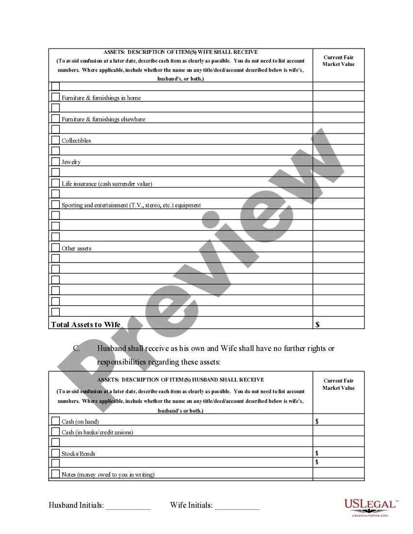 Preview Marital Legal Separation and Property Settlement Agreement Adult Children Parties May have Joint Property or Debts effective Immediately