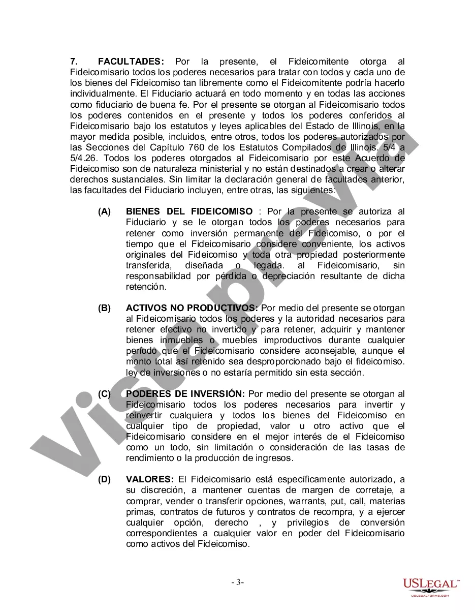 Preview Fideicomiso en vida para esposo y esposa con un hijo