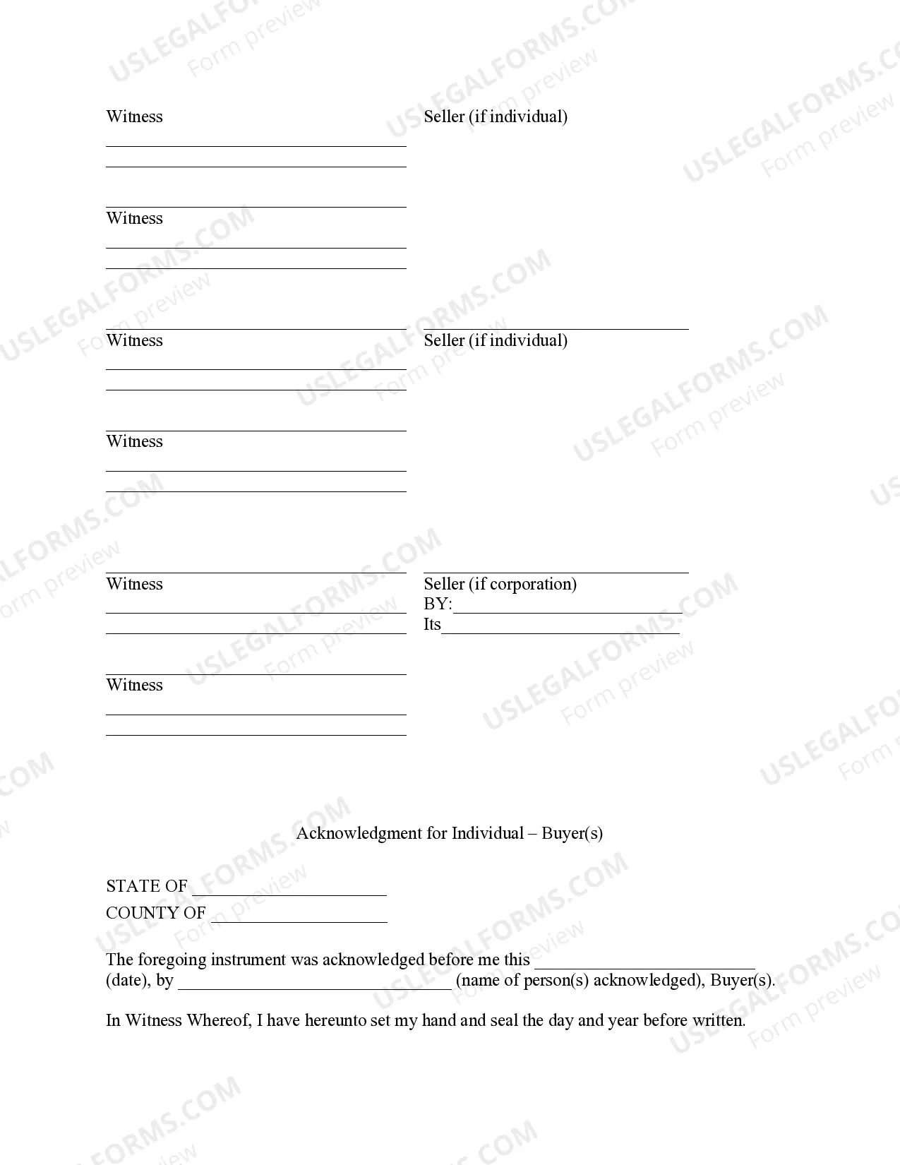 Preview Illinois Forest Products Timber Sale Contract