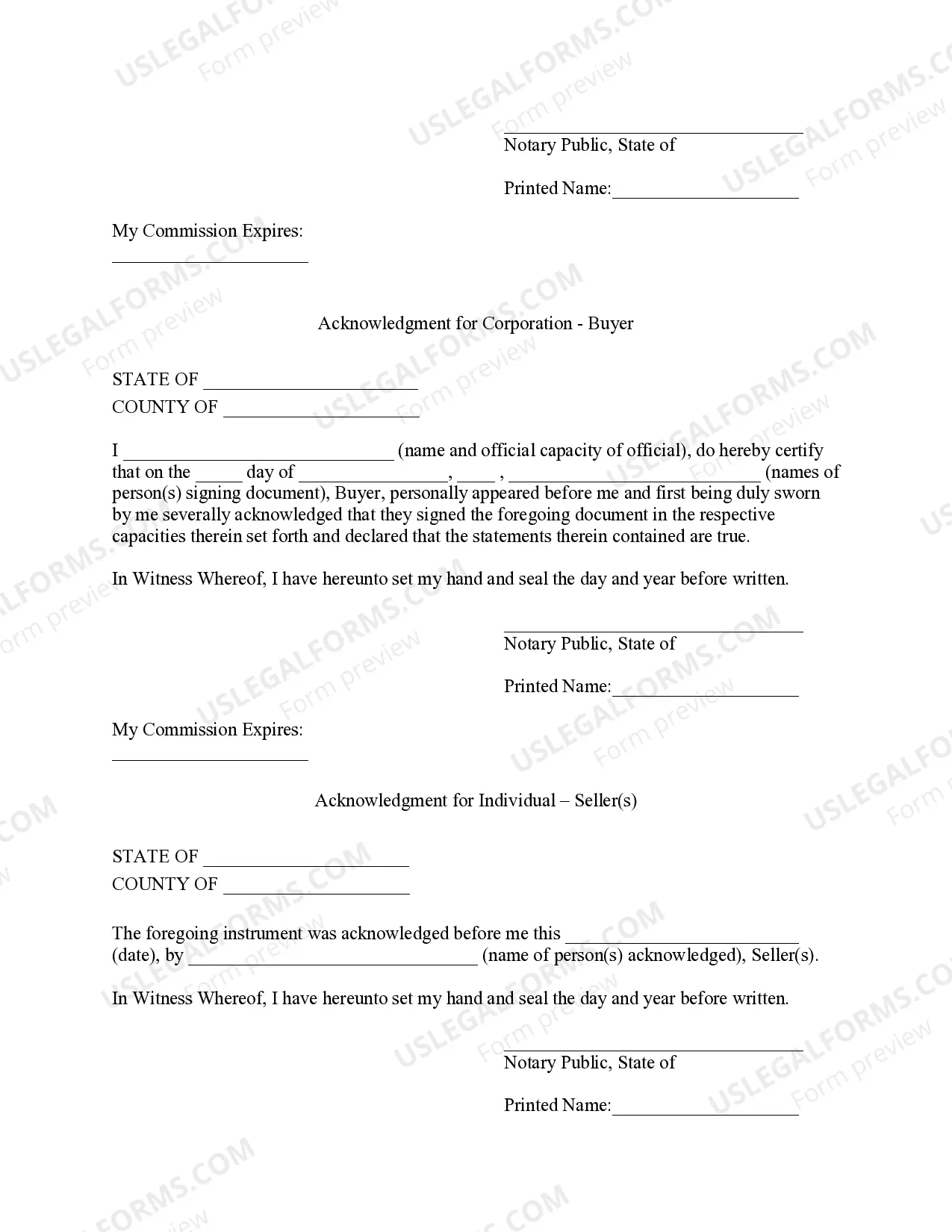 Preview Illinois Forest Products Timber Sale Contract