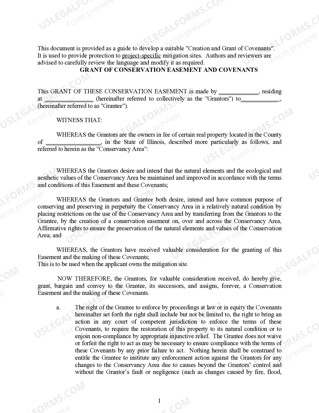 Preview Conservation Easement