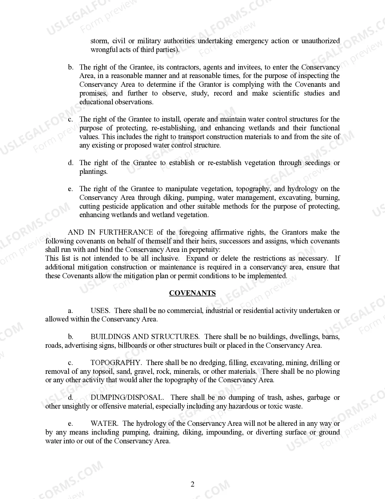 Preview Conservation Easement