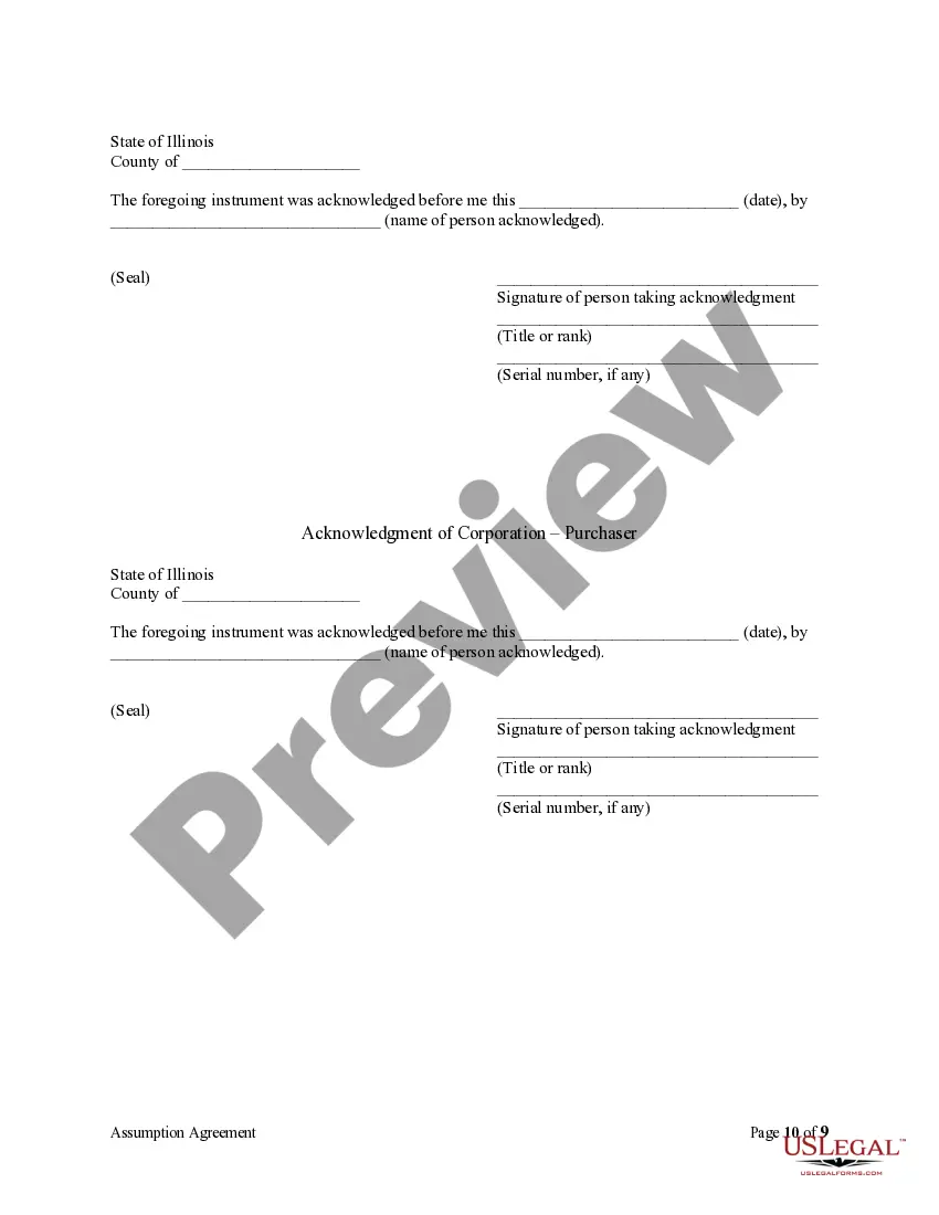 Preview Assumption Agreement of Mortgage and Release of Original Mortgagors