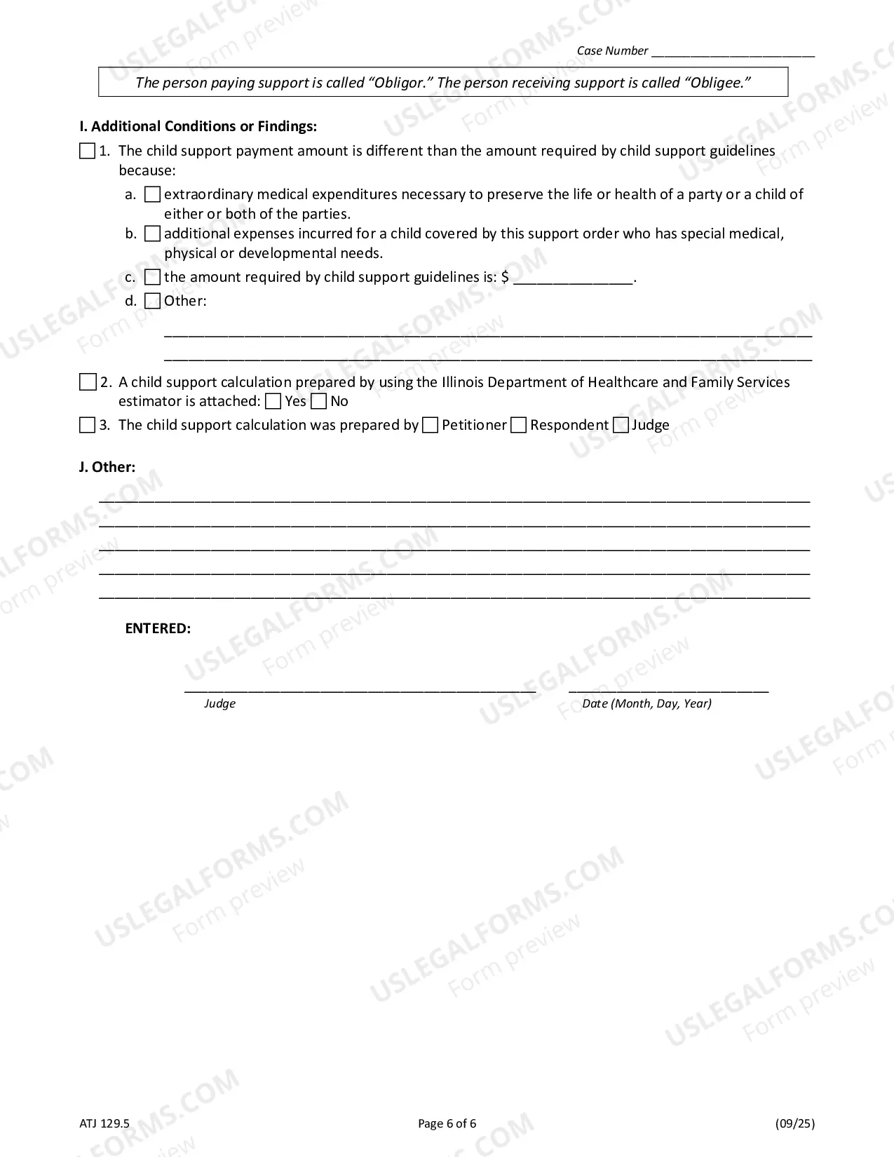 Preview Order For Support