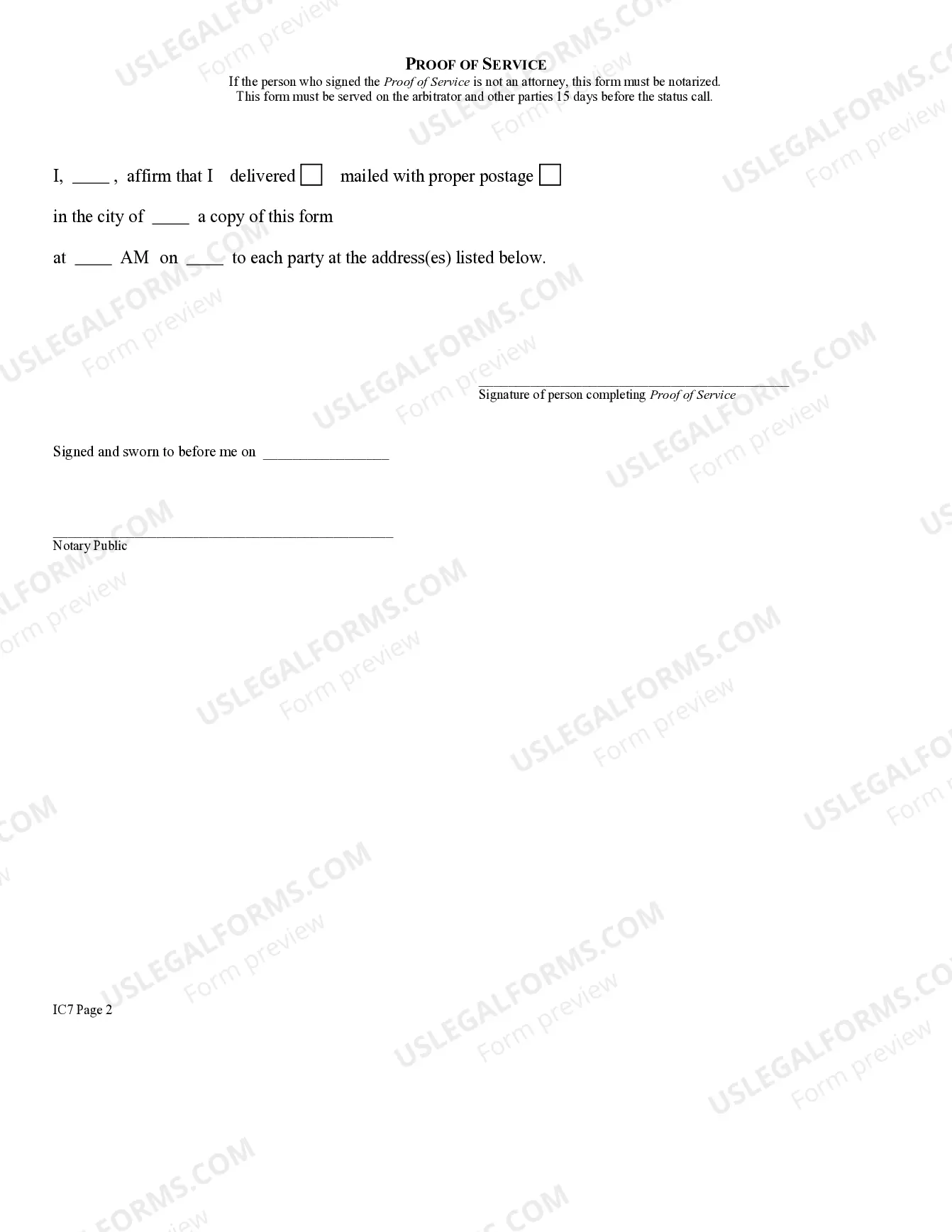 Preview Petition for Immediate Hearing for Workers' Compensation