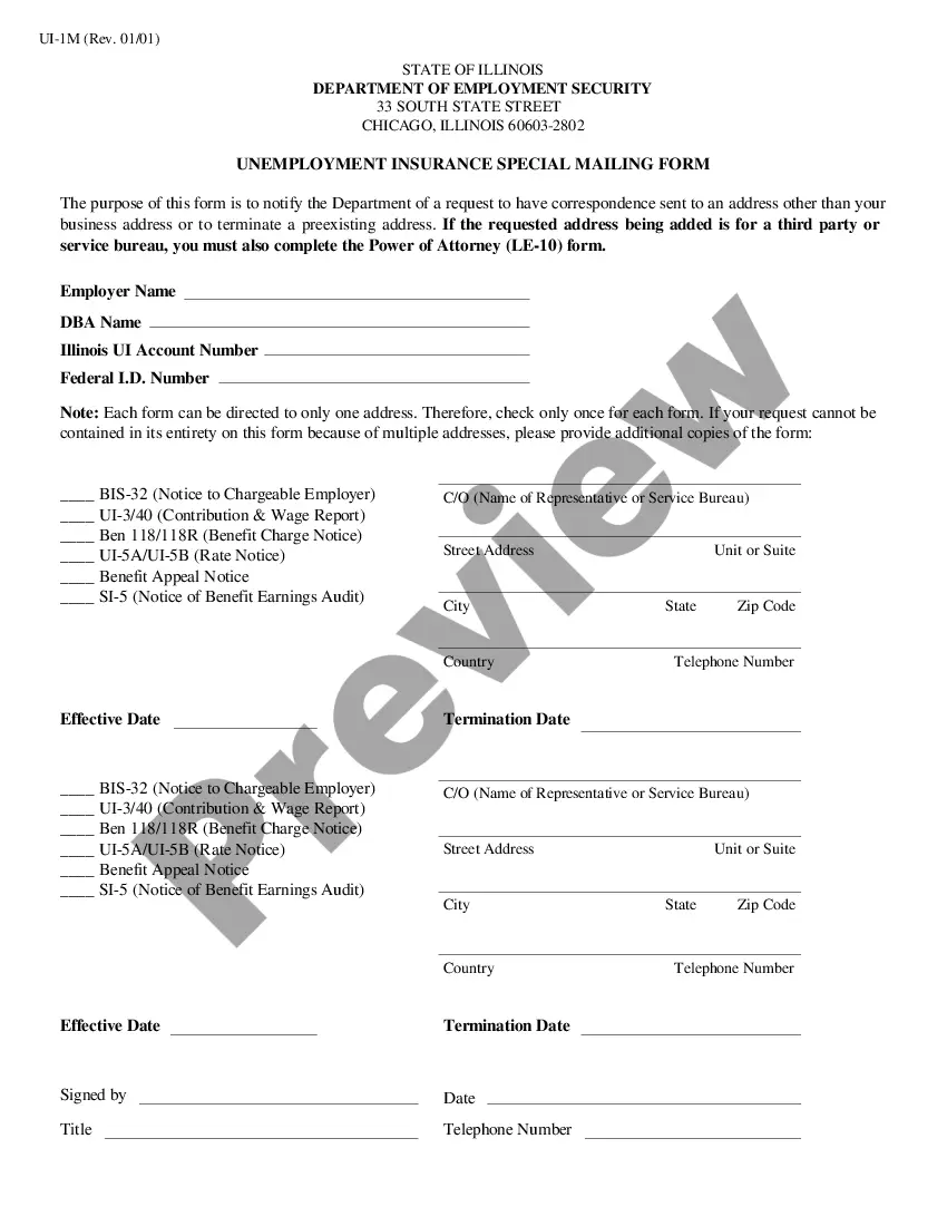 Get Power of Attorney for Representing Employer Before the Director of Employment Security Under the Illinois Preview Power of Attorney for Representing Employer Before the Director of Employment Security Under the Illinois