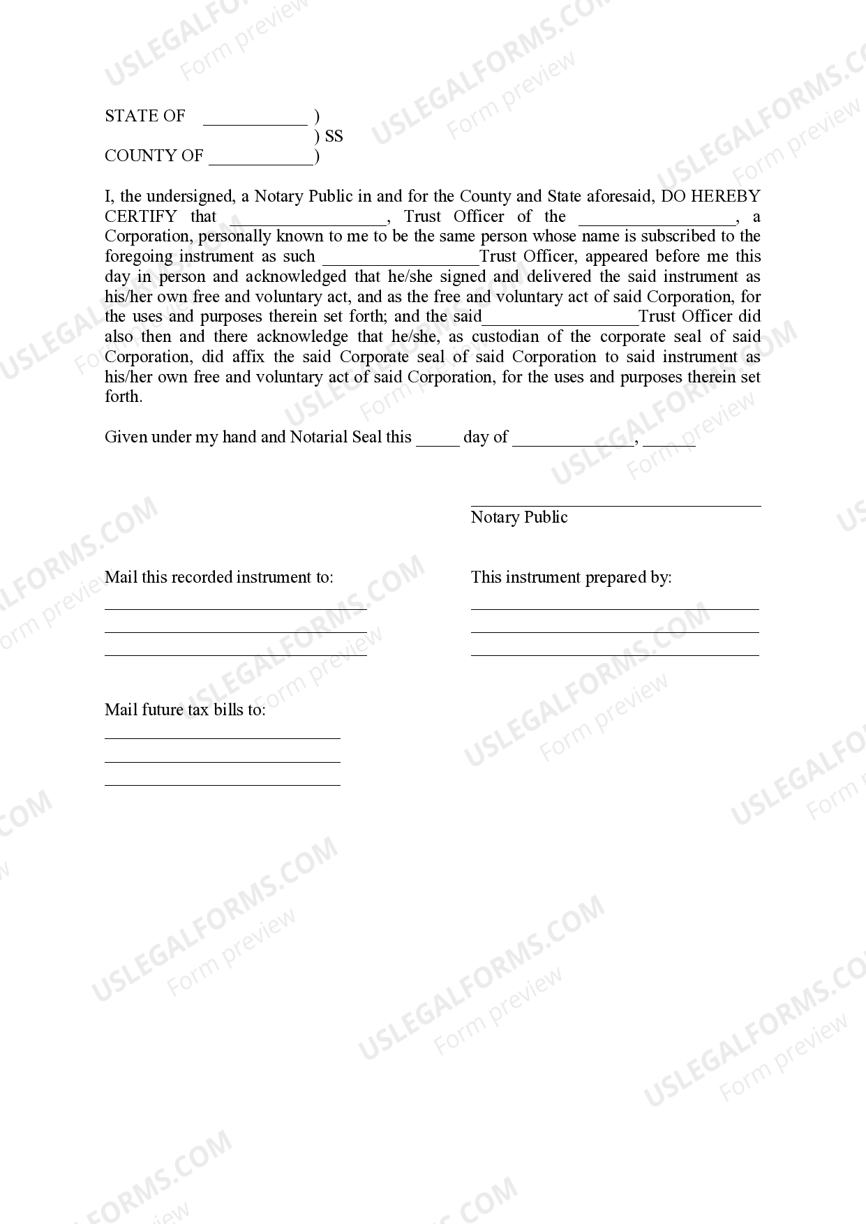 Illinois Trustee’s Deed Illinois Trustee's Deed US Legal Forms