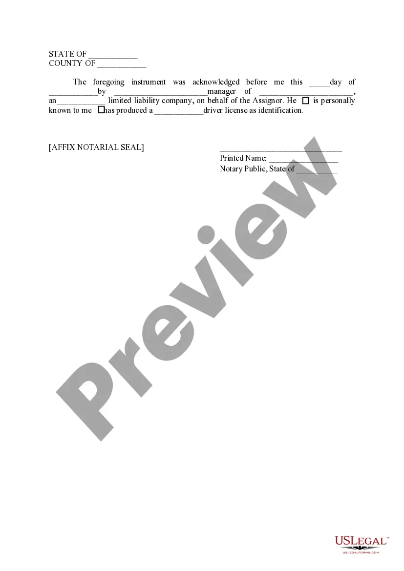 Preview Assignment of Leases, Rents and Contract Rights