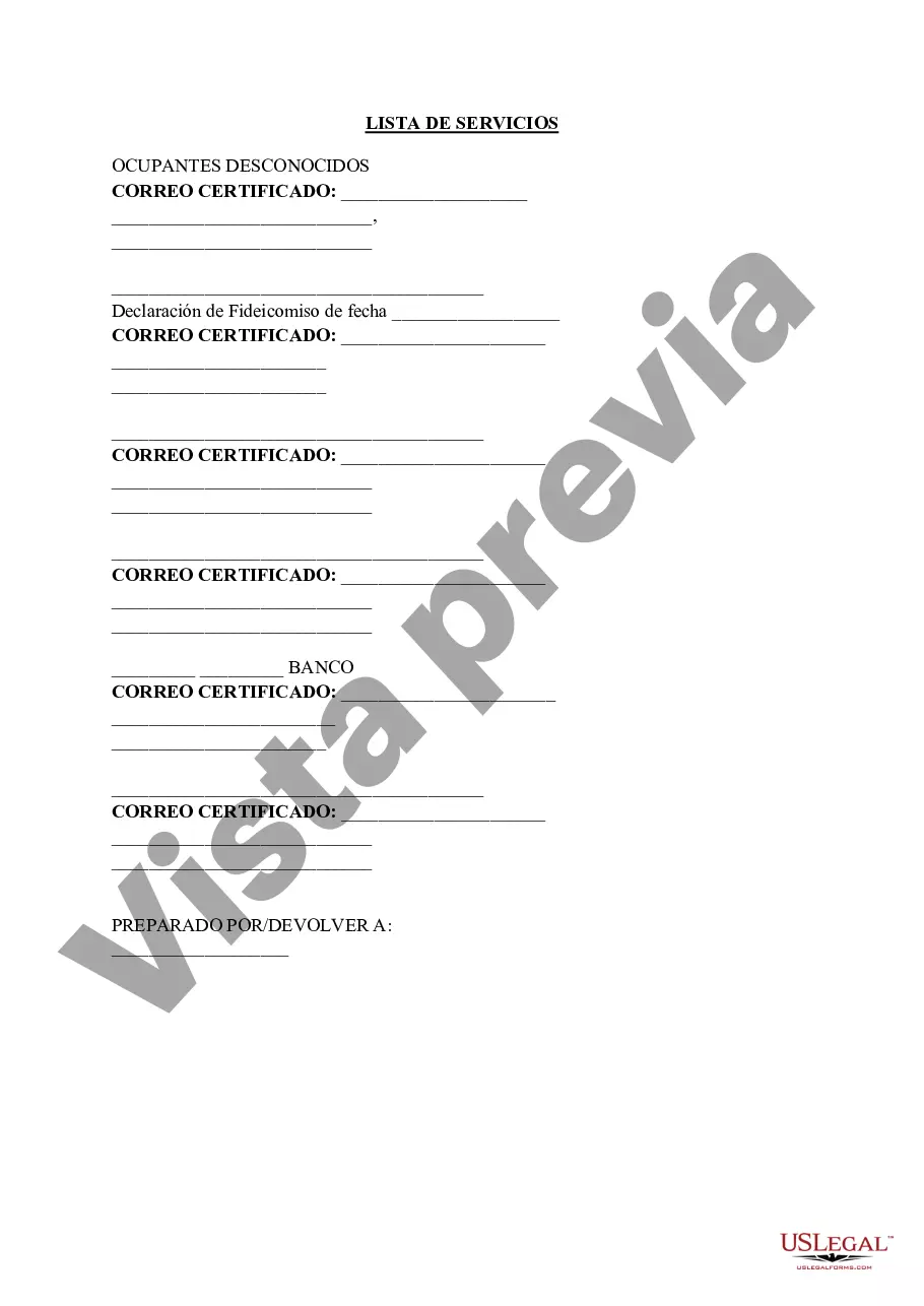 Preview Aviso de Incumplimiento y Venta de Ejecución Hipotecaria