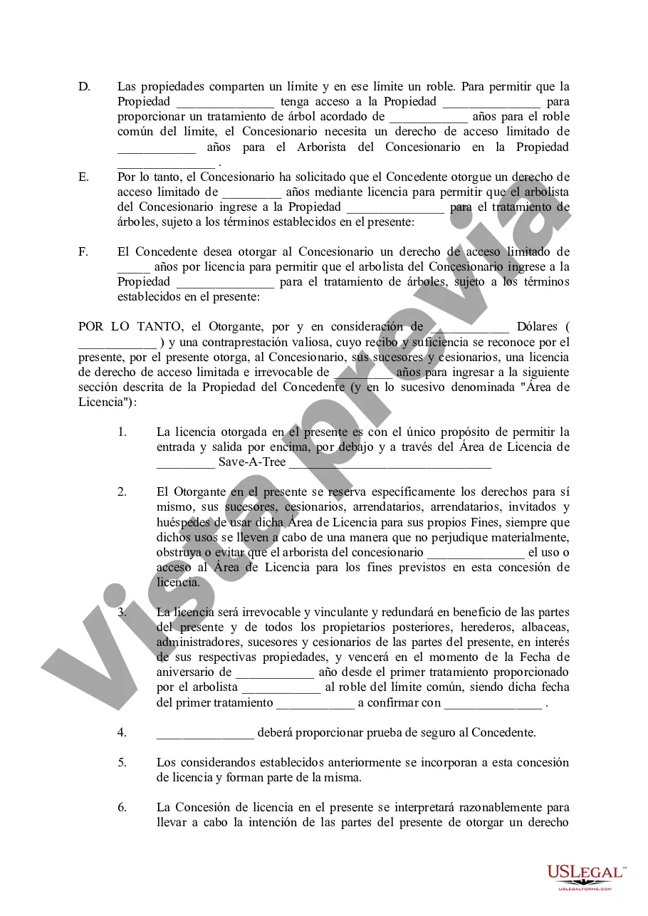 Preview Concesión de licencia