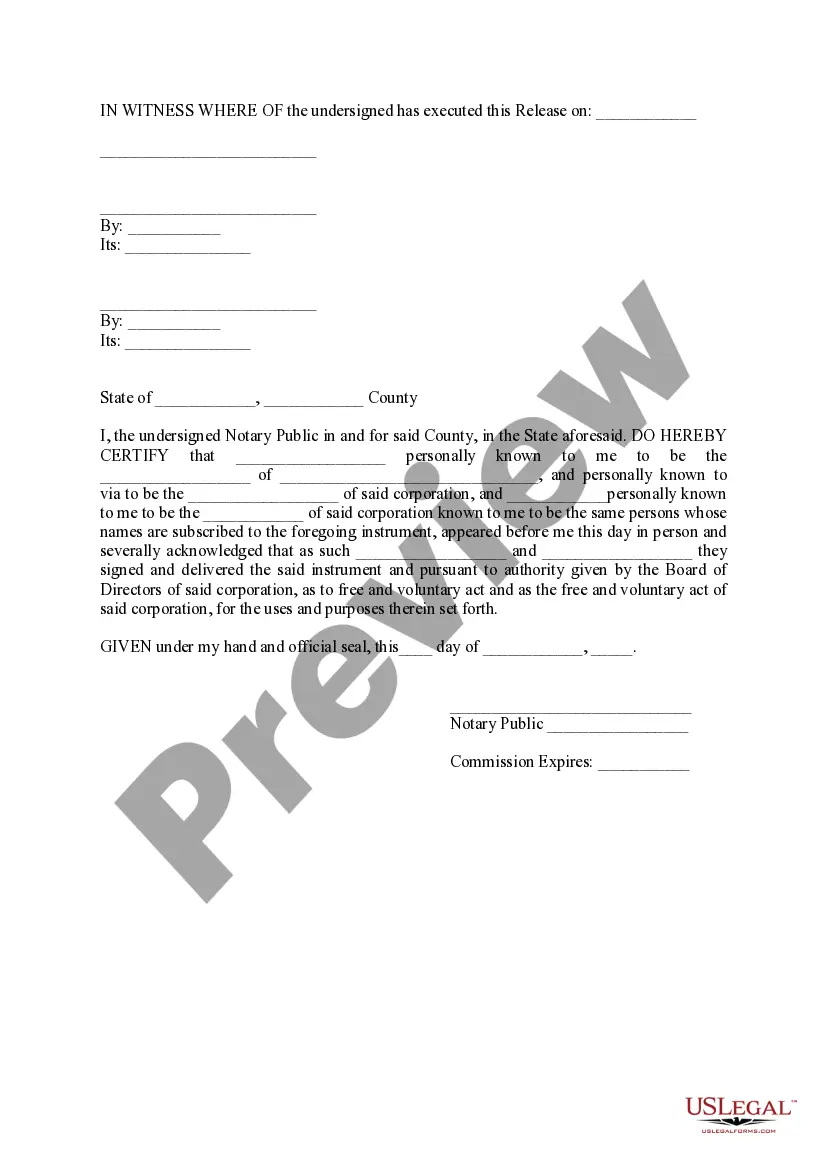 Preview Partial Release of Assignment of Leases and Rents