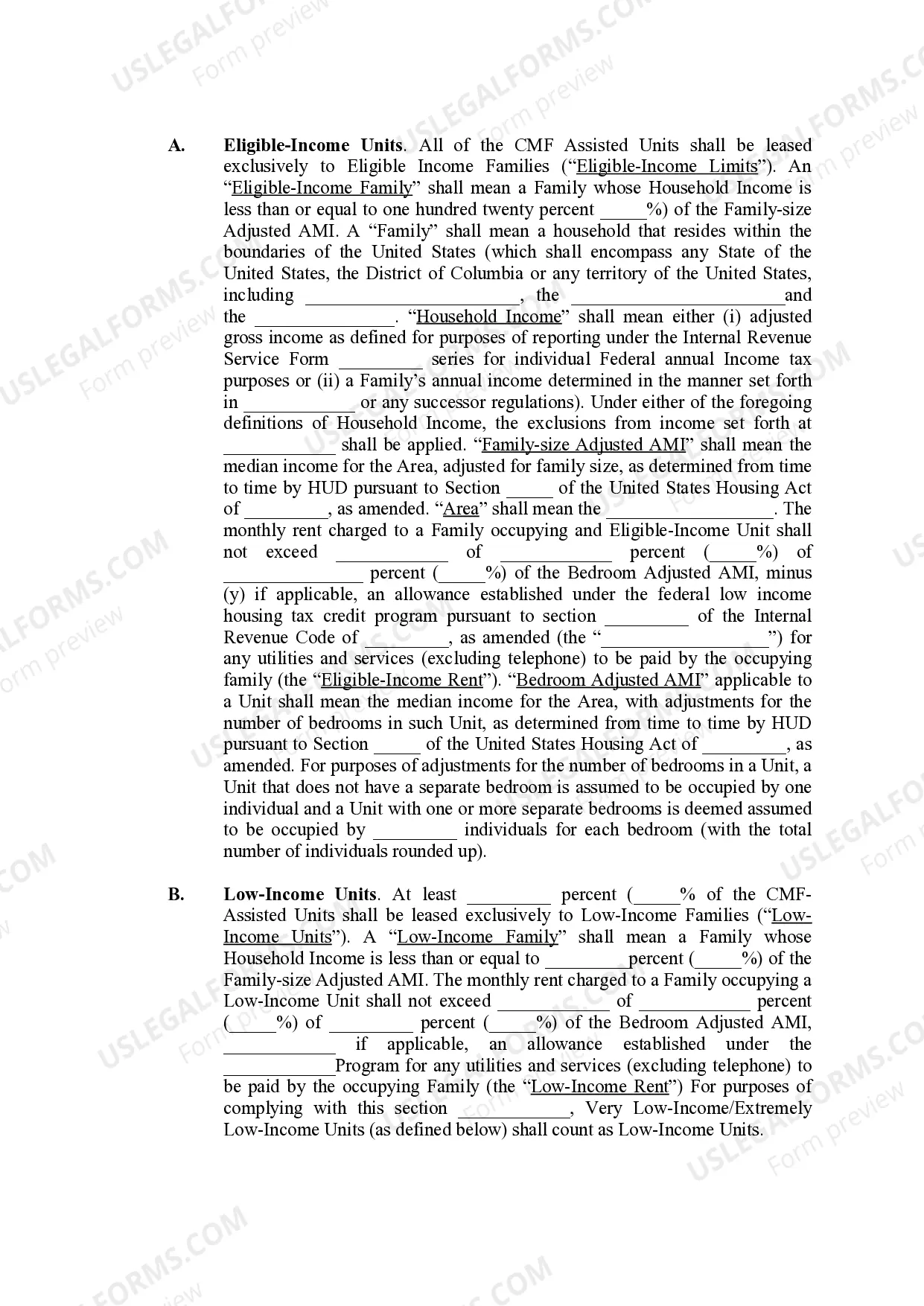 Preview Affordable Housing Restrictions