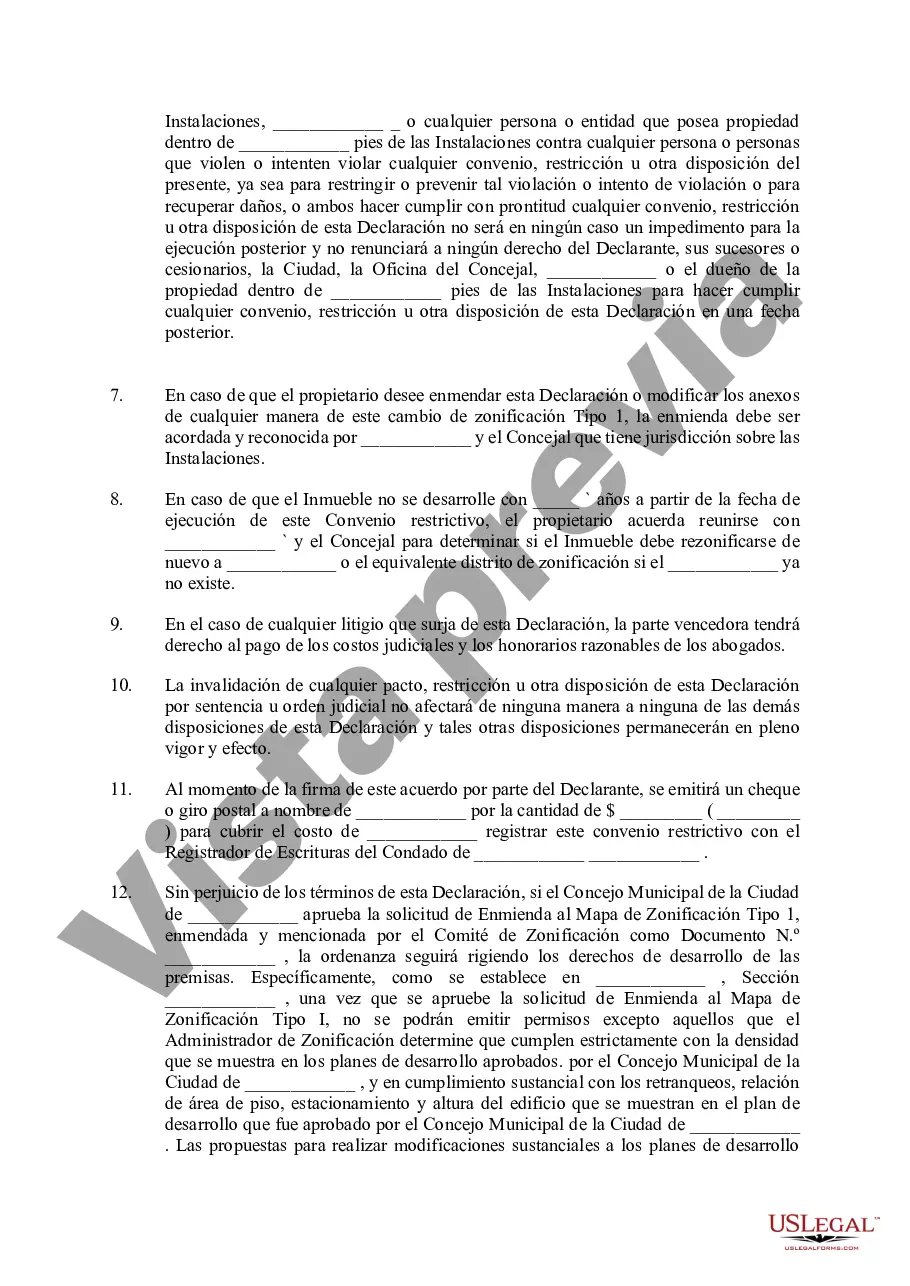 Preview Declaración de Pactos Restrictivos