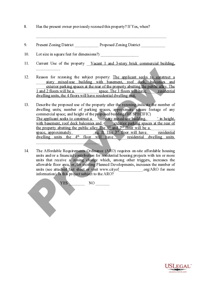 Preview Declaration of Restrictive Covenants