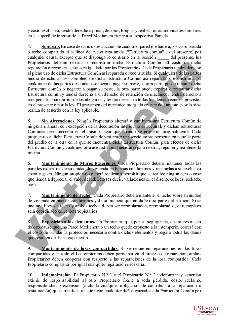 Preview Declaración de Medianería