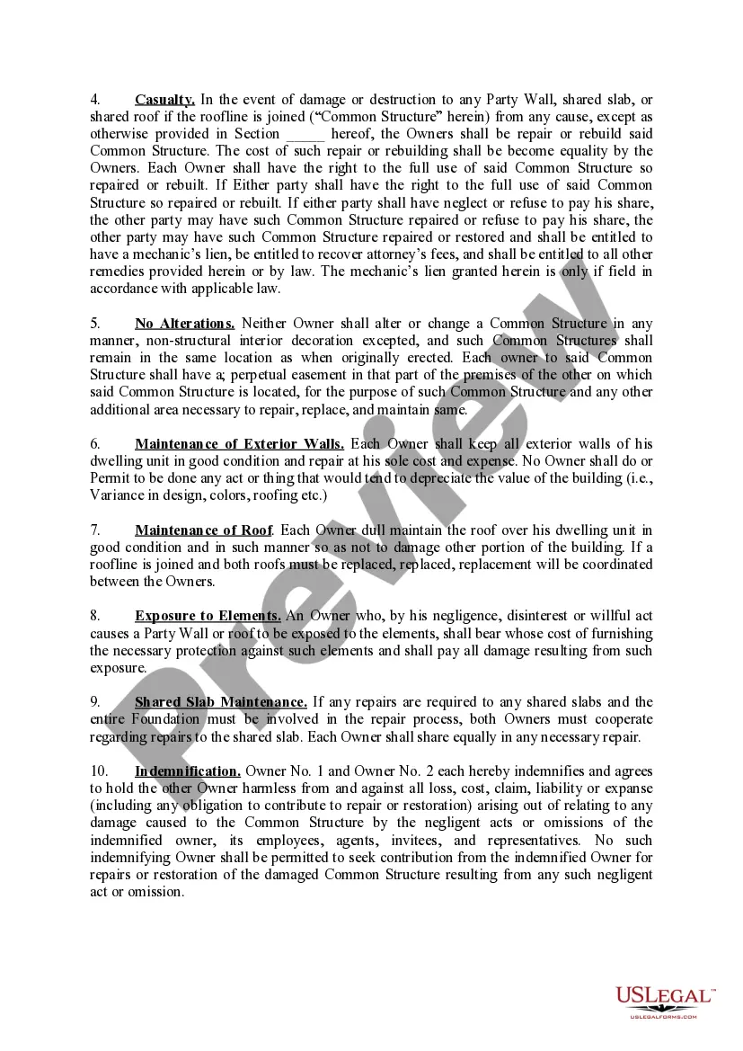 Get Declaration of Party Wall Preview Declaration of Party Wall