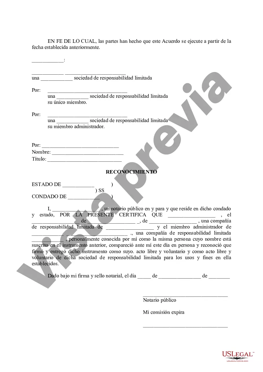 Preview Acuerdo de terminación de derechos