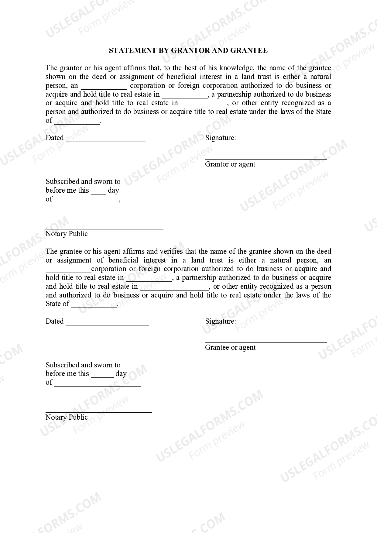 Illinois Deed In Trust | US Legal Forms