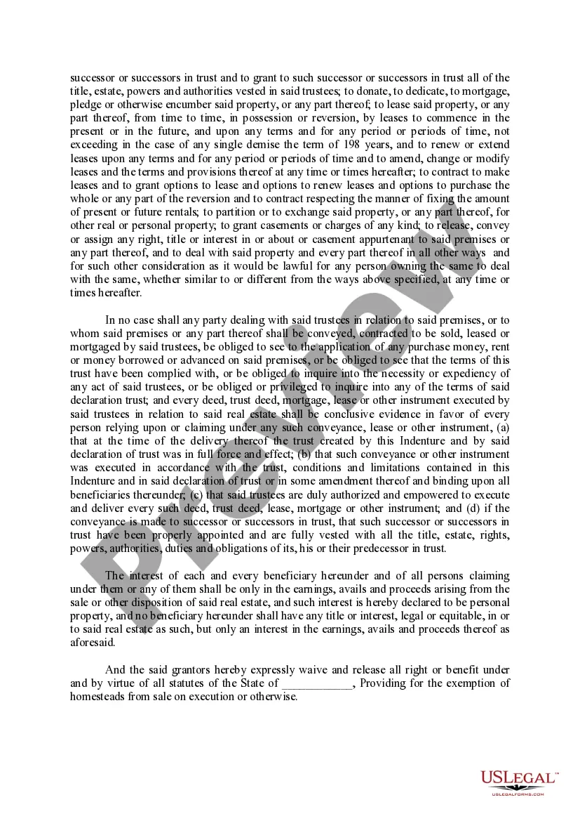 Preview Deed In Trust