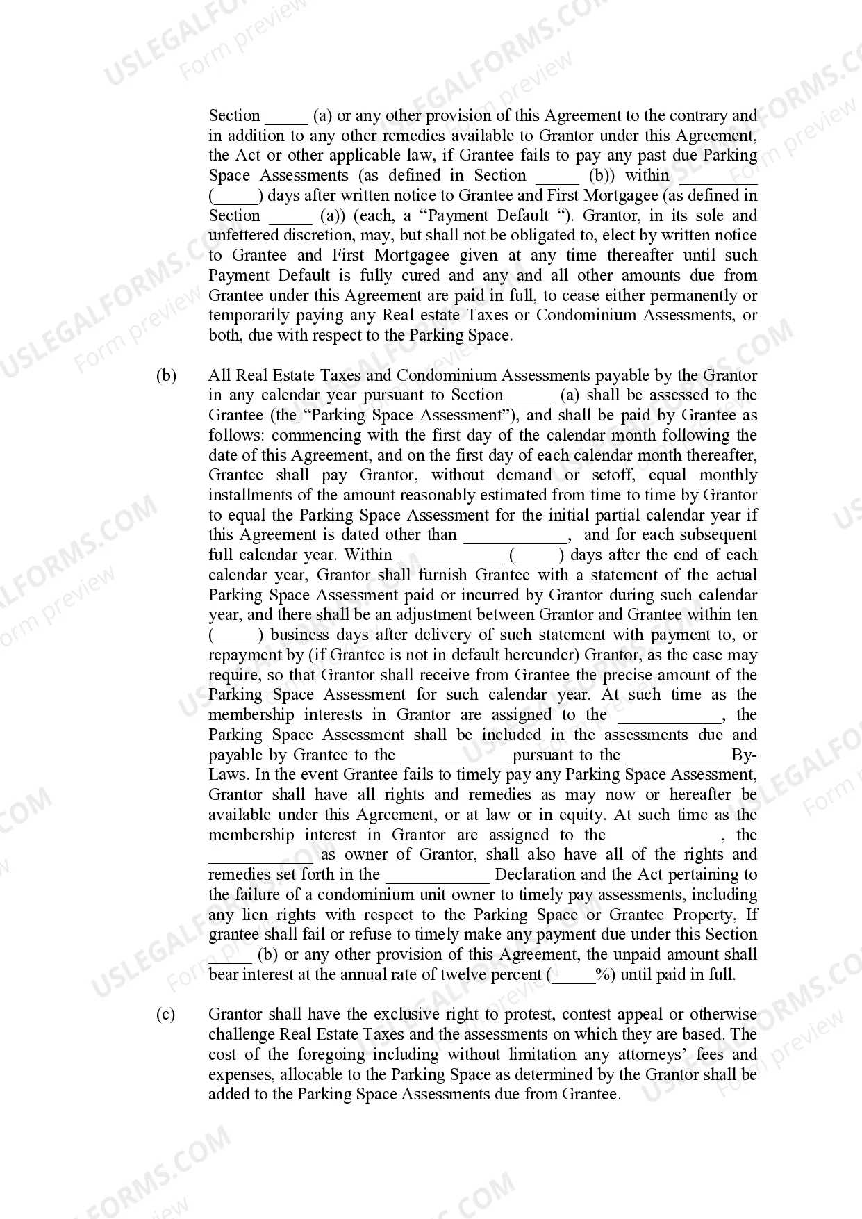 Preview Exclusive Easement