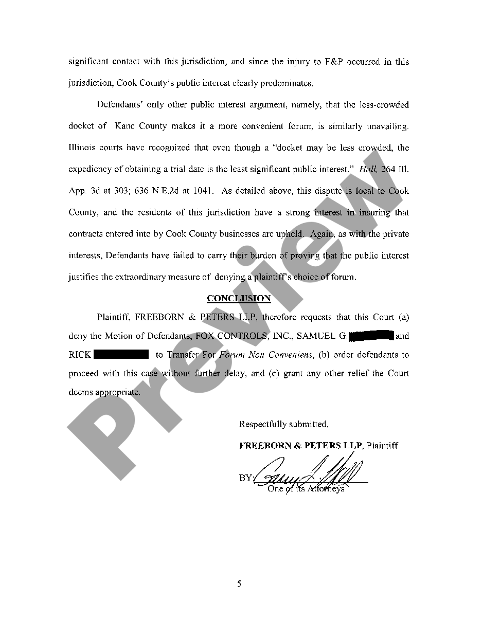 Illinois Plaintiff's Response To Defendants' Motion To Transfer For ...