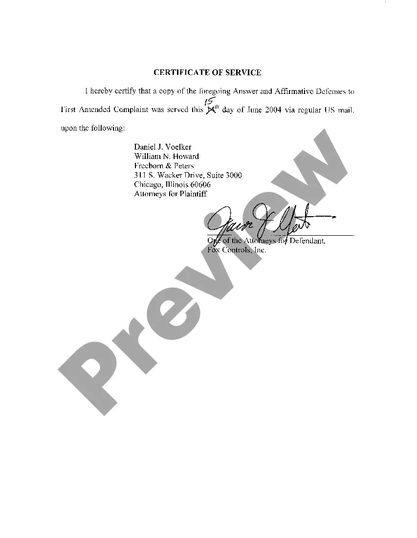 Get A06 Answer And Affirmative Defenses To First Amended Complaint Preview A06 Answer And Affirmative Defenses To First Amended Complaint
