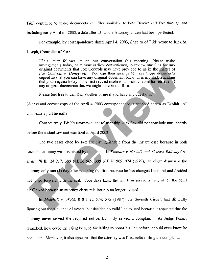 Preview A14 Petition To Declare Invalid Purported Attorney's Lien